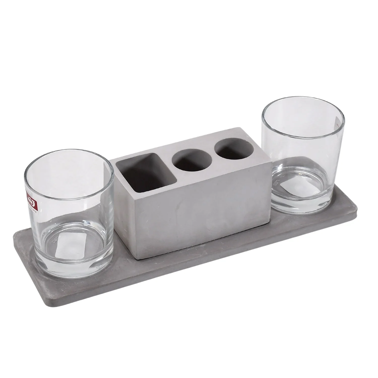 2 Wine Glasses & Marble Holder - Attractive Design for Hotels & Cafes - Image 4