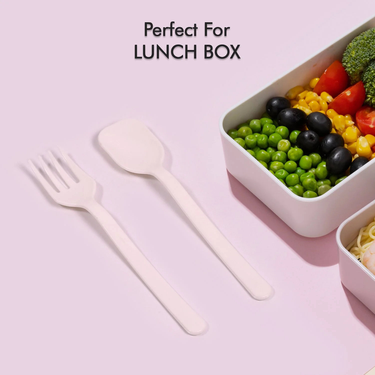 Plastic Forks & spoon Cutlery-Utensils( pack of 2) - Image 3