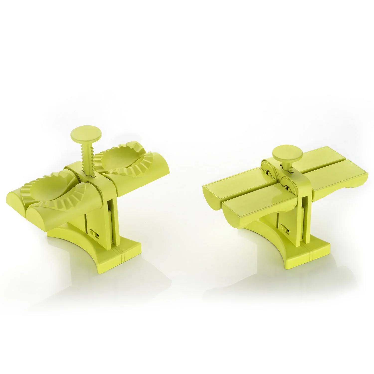 Double-Head Dumpling Maker Mold – Press Two Dumplings at Once (Brown Box) - Image 11