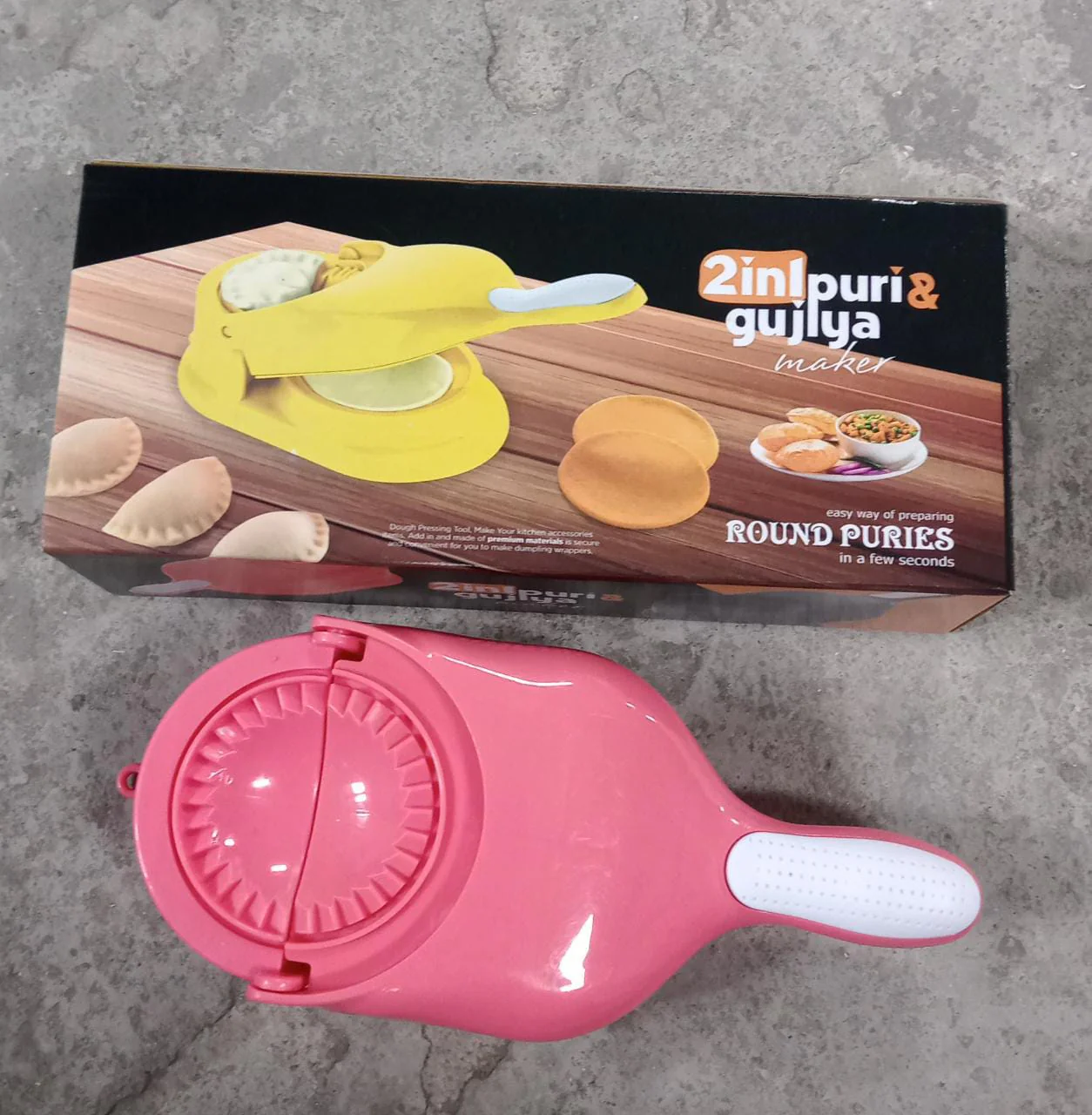 2-in-1 Dumpling Press Mould for Gujiya & Momos - Image 11