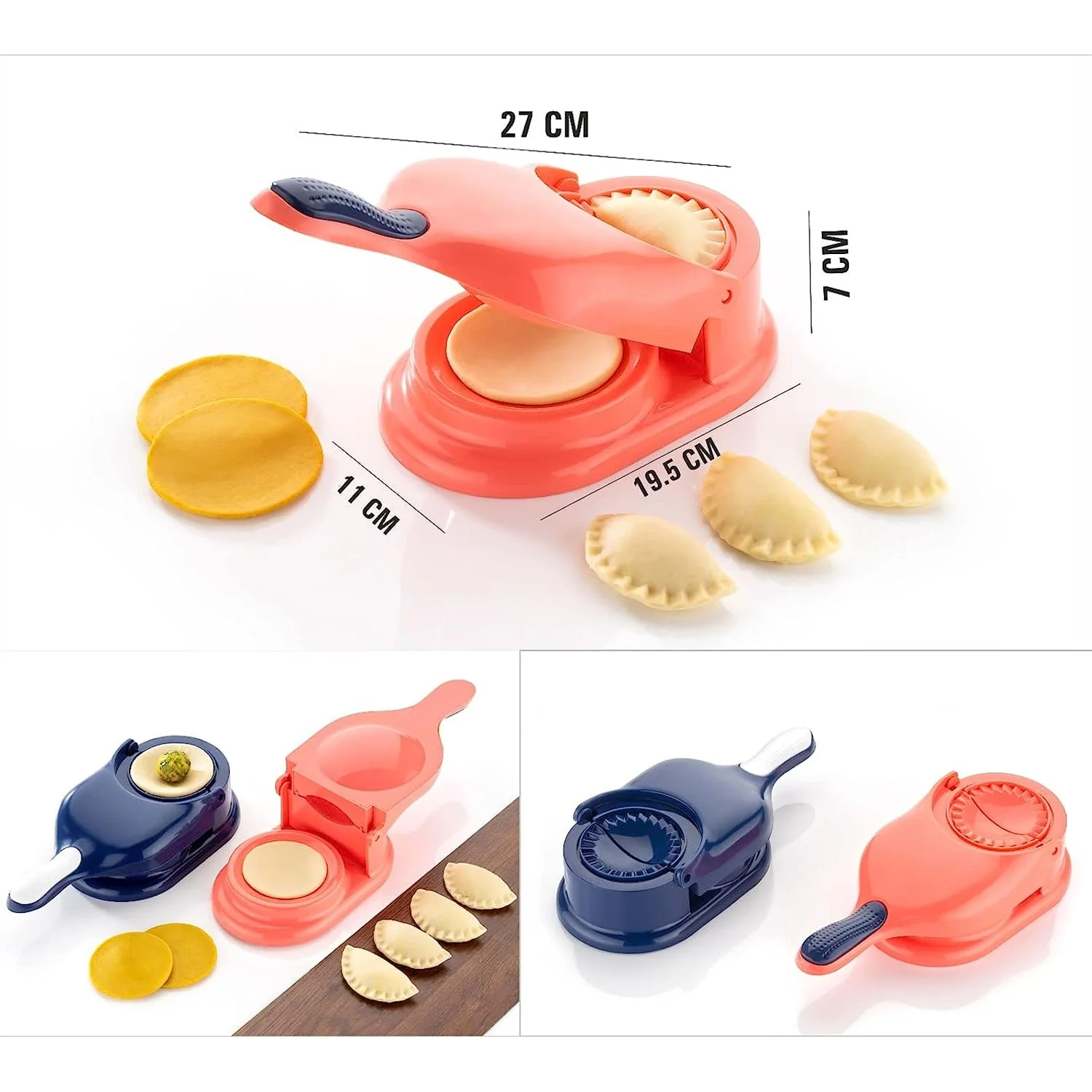 2-in-1 Dumpling Press Mould for Gujiya & Momos - Image 8