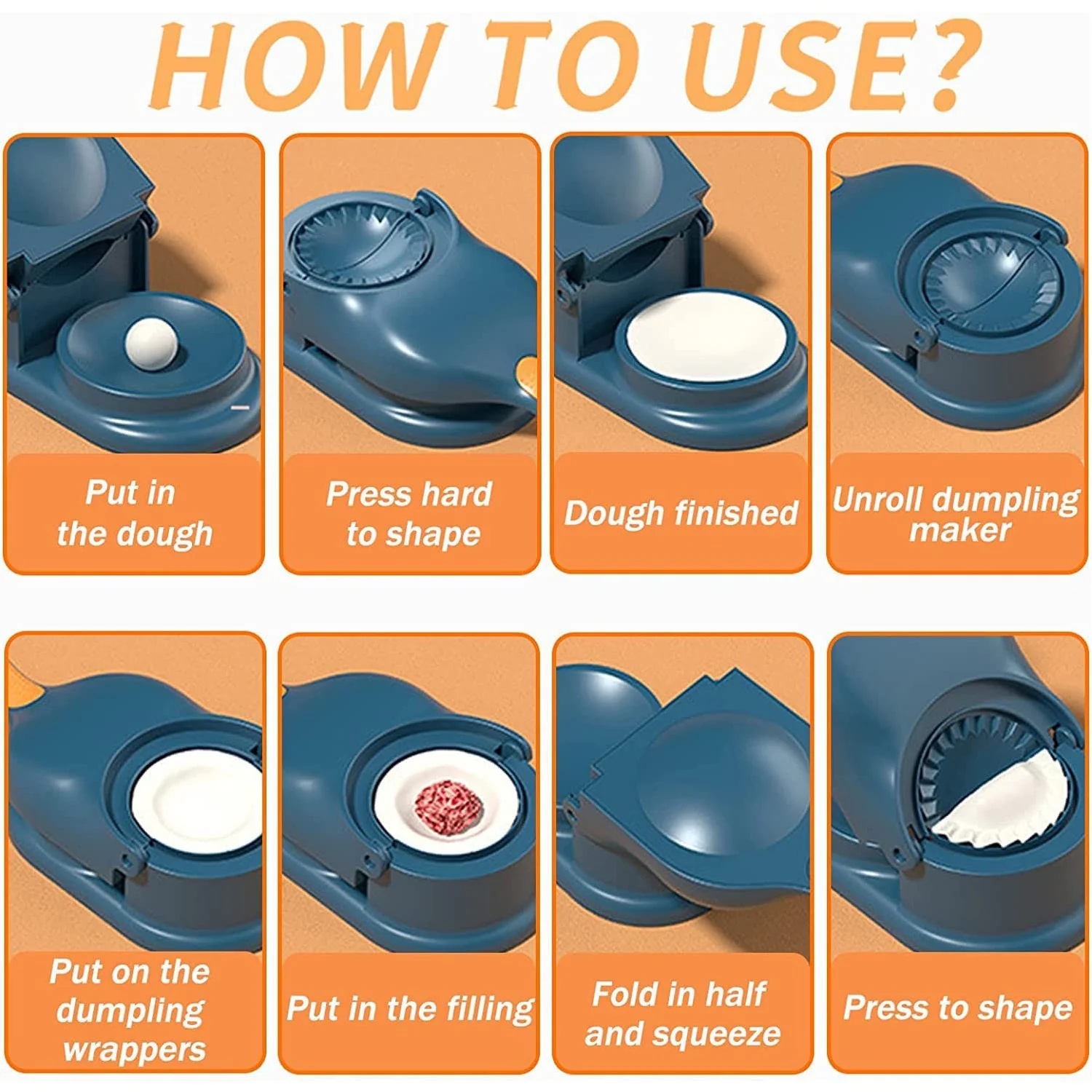 2-in-1 Dumpling Press Mould for Gujiya & Momos - Image 9
