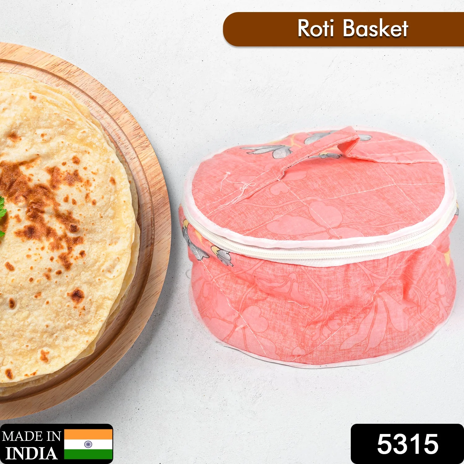 Hot Chapatti Washable Cotton Cloth Casserole Box - Image 7