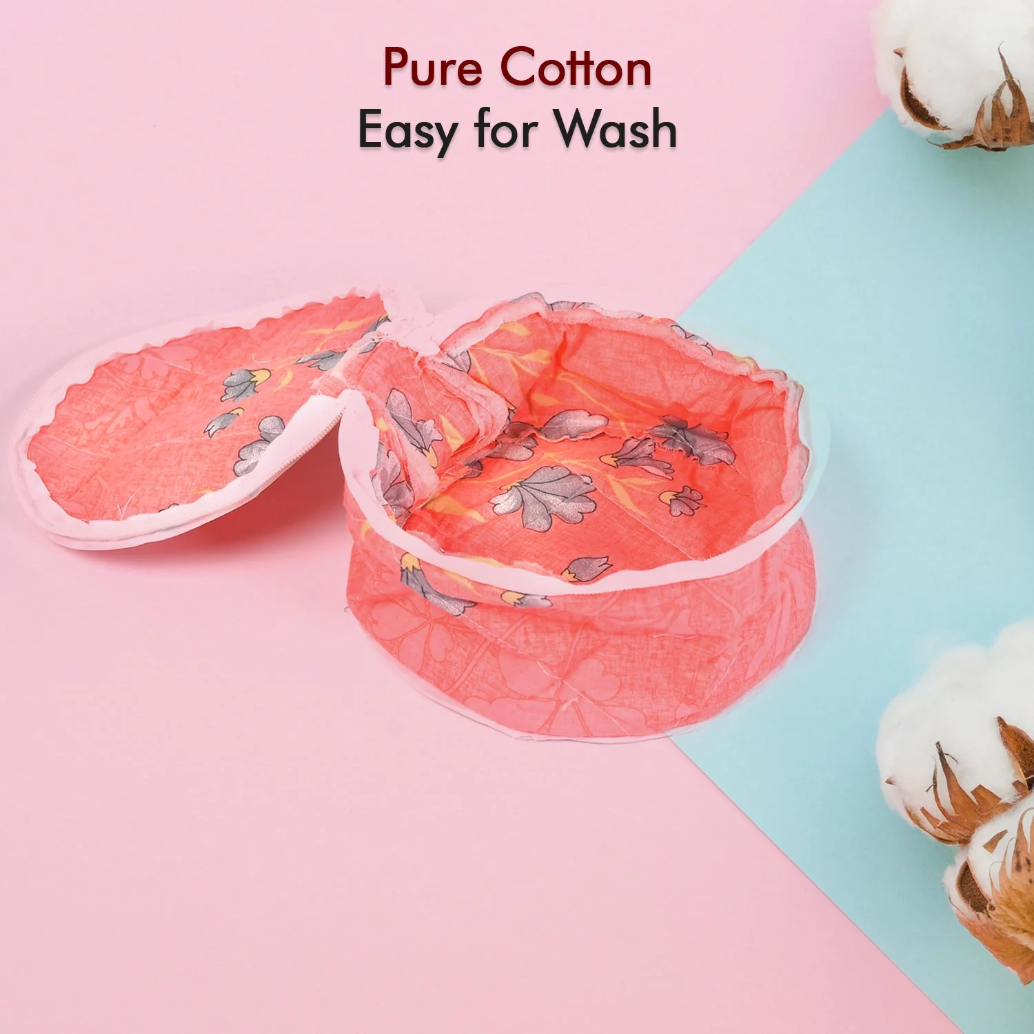 Hot Chapatti Washable Cotton Cloth Casserole Box - Image 9