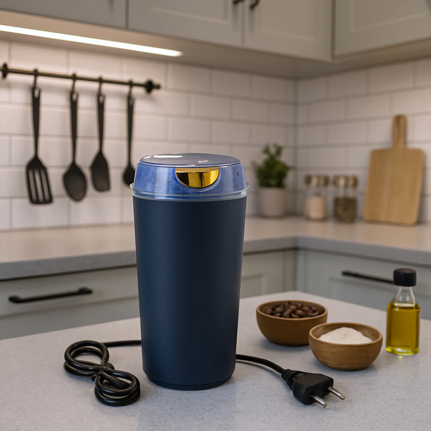 Portable 4-Blade Mini Grinder & Blender for Home & Office - Image 8