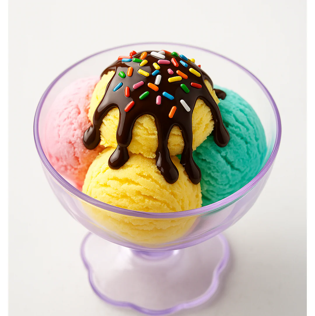 MODERN STYLE DESSERT & ICE CREAM BOWL PLASTIC 6PCS FOR HOME ,OFFICE,PARTY - Image 5