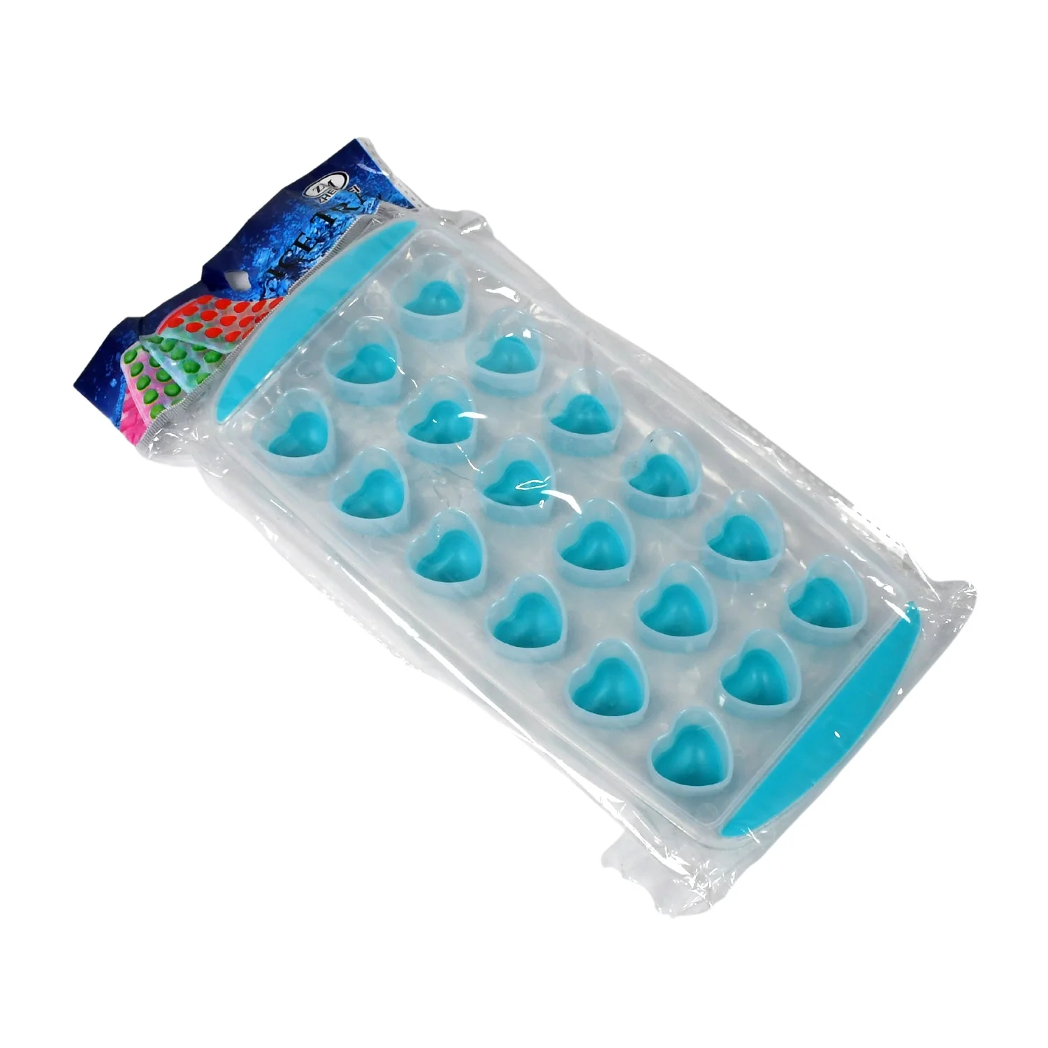 Easy Push -UP ice Tray, With Flexible Silicon Bottom, Heart Shape 18 Cube Trays - Image 6