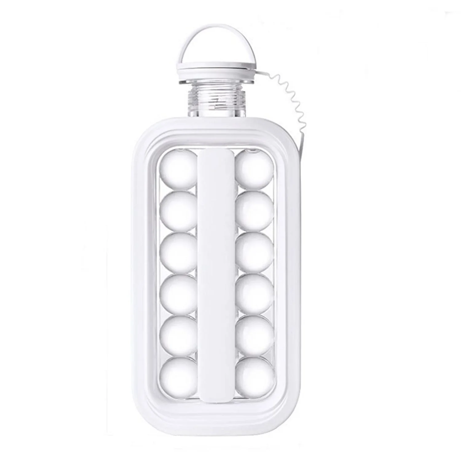 Foldable Ice Tray with Lid, 2-in-1 Ice Ball Maker - Image 10