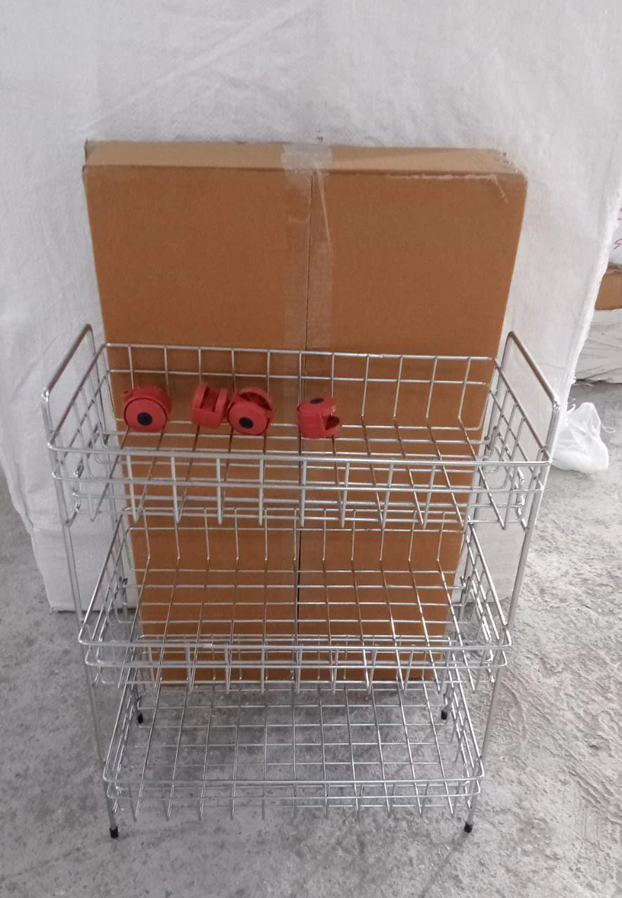 3-Tier Stainless Steel Kitchen Trolley - Image 10