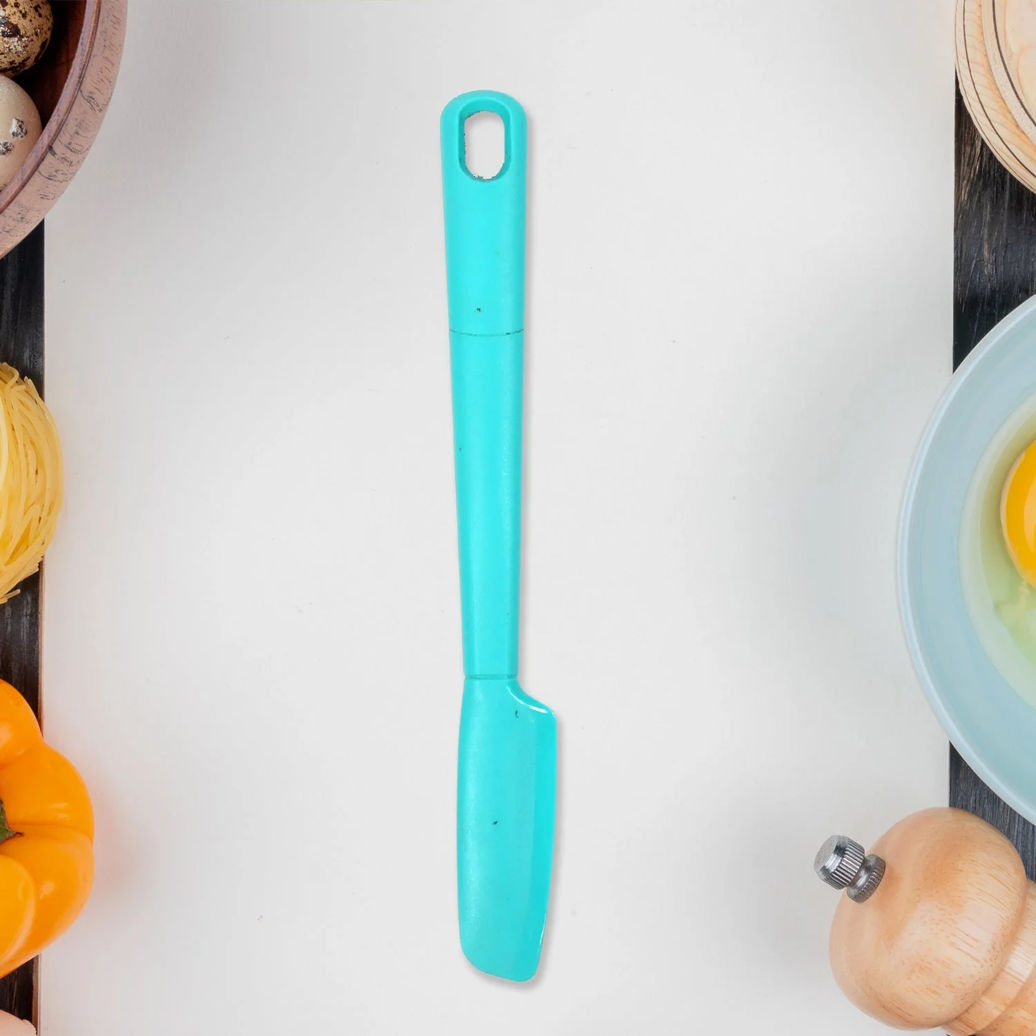 Silicon Non-Stick Heat Resistant Kitchen Spatula & Butter Knife Flexible Rubber Scrapers - Image 3
