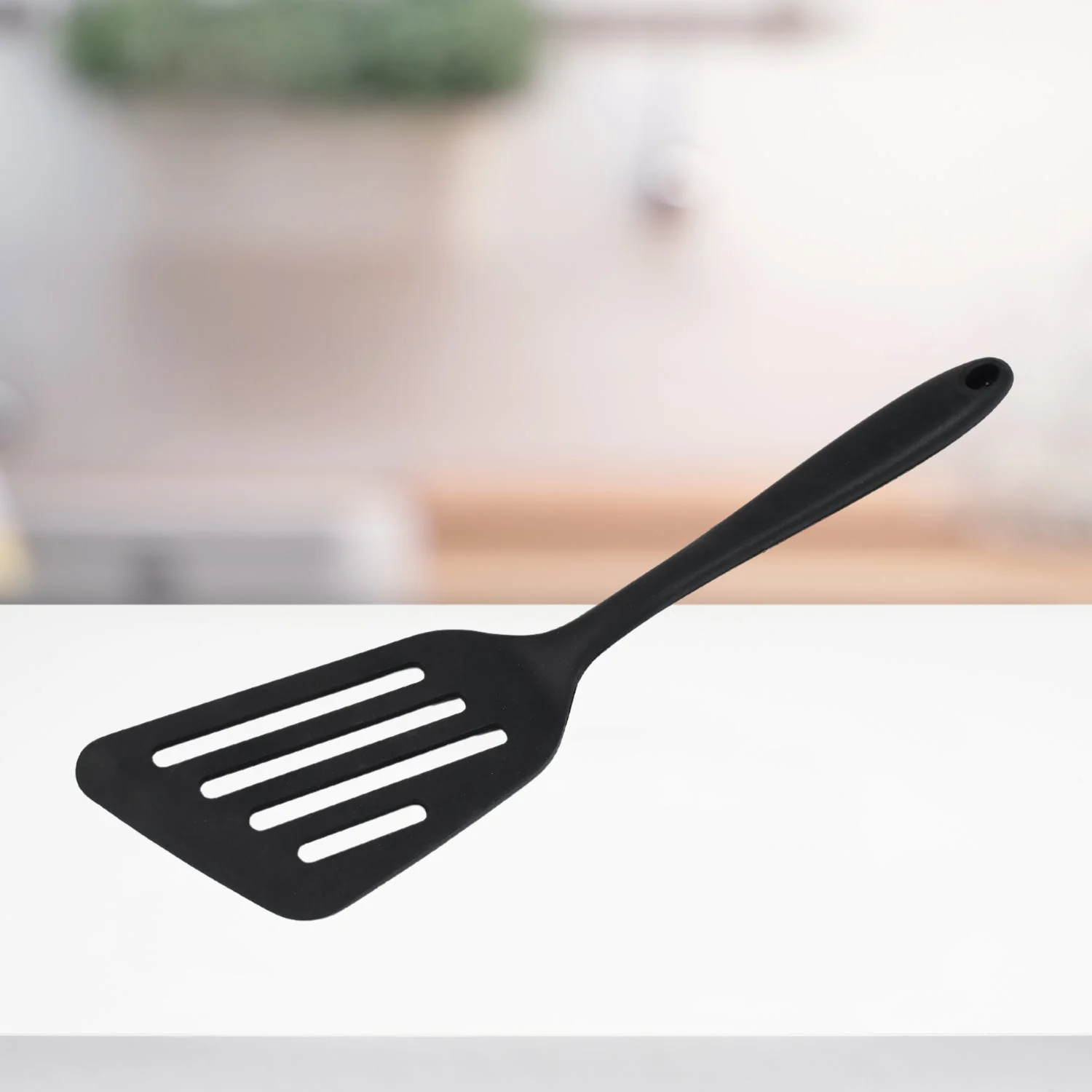 SILICON NON-STICK HEAT RESISTANT KITCHEN TURNER PREMIUM TURNER ( 1PC ) - Image 3