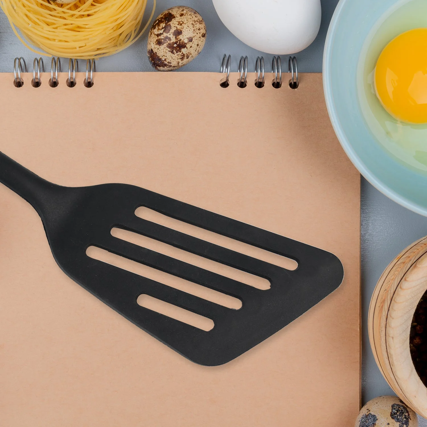 SILICON NON-STICK HEAT RESISTANT KITCHEN TURNER PREMIUM TURNER ( 1PC ) - Image 4