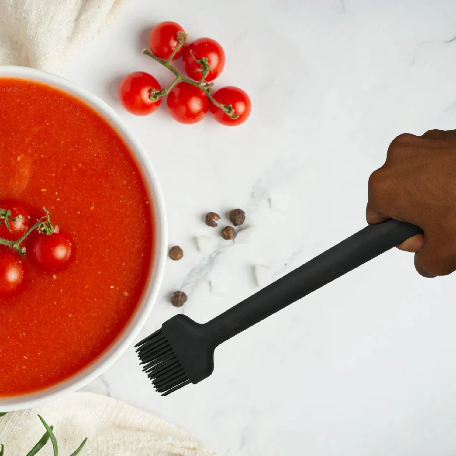 Silicone BBQ Basting & Baking Brush for Cooking, Pastry, Bread & Grill - Image 5