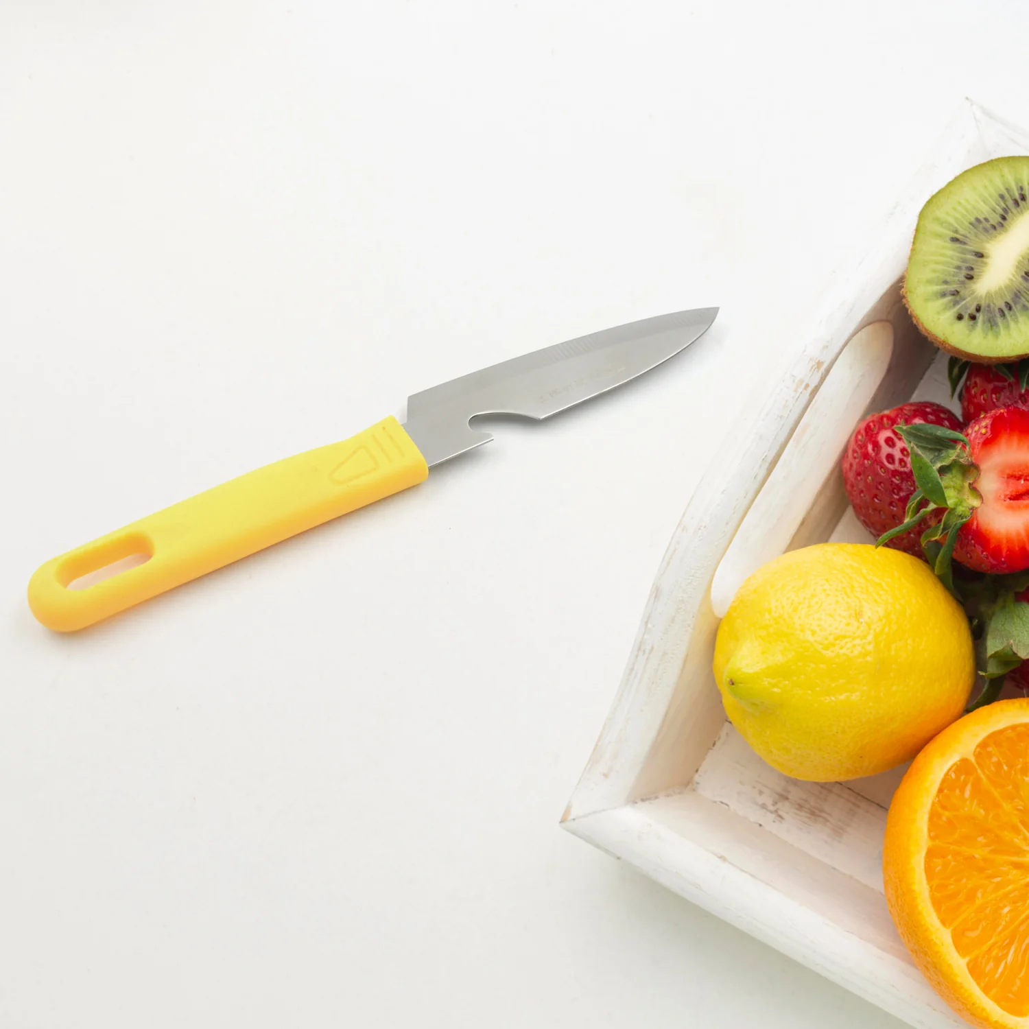 Stainless Steel Knife for Kitchen Use with Non-Slip Handle and Blade Cover 1 Pc - Image 7