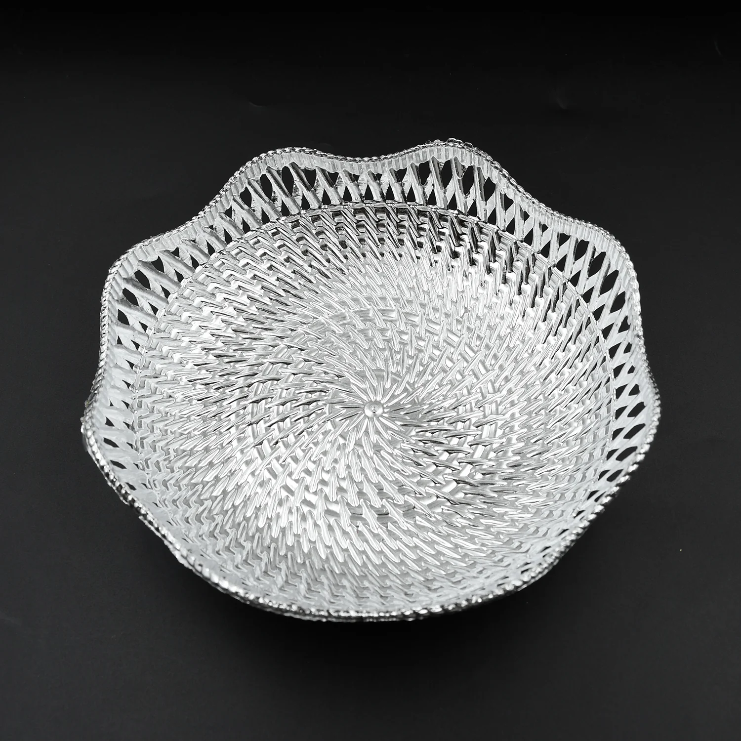 Round Traditional Multipurpose Mukhwas Serving Tray – Decorative Platters (1 Pc) - Image 5