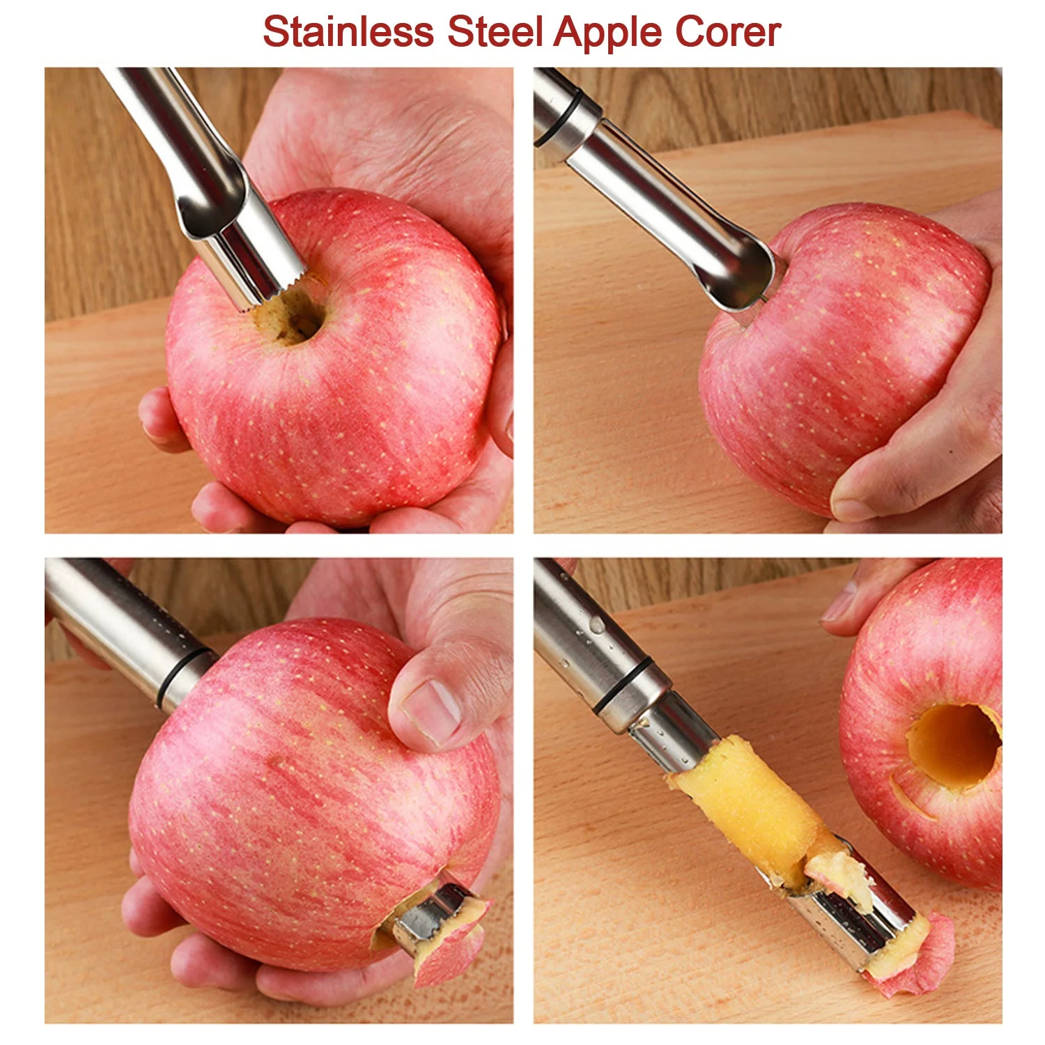 Fruit Core Stainless Steel Set, Core Remover - Image 7