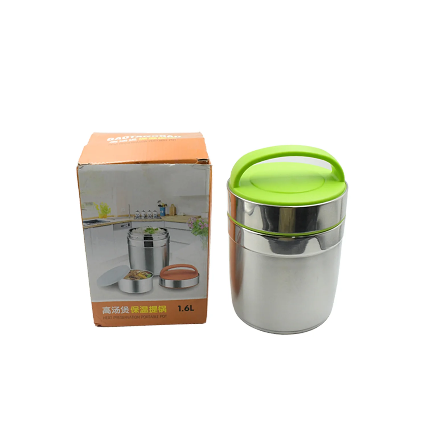 LEAK-PROOF THERMOS FLASK FOR HOT FOOD,  VACUUM INSULATED LUNCH BOX  (1.6 L) - Image 5