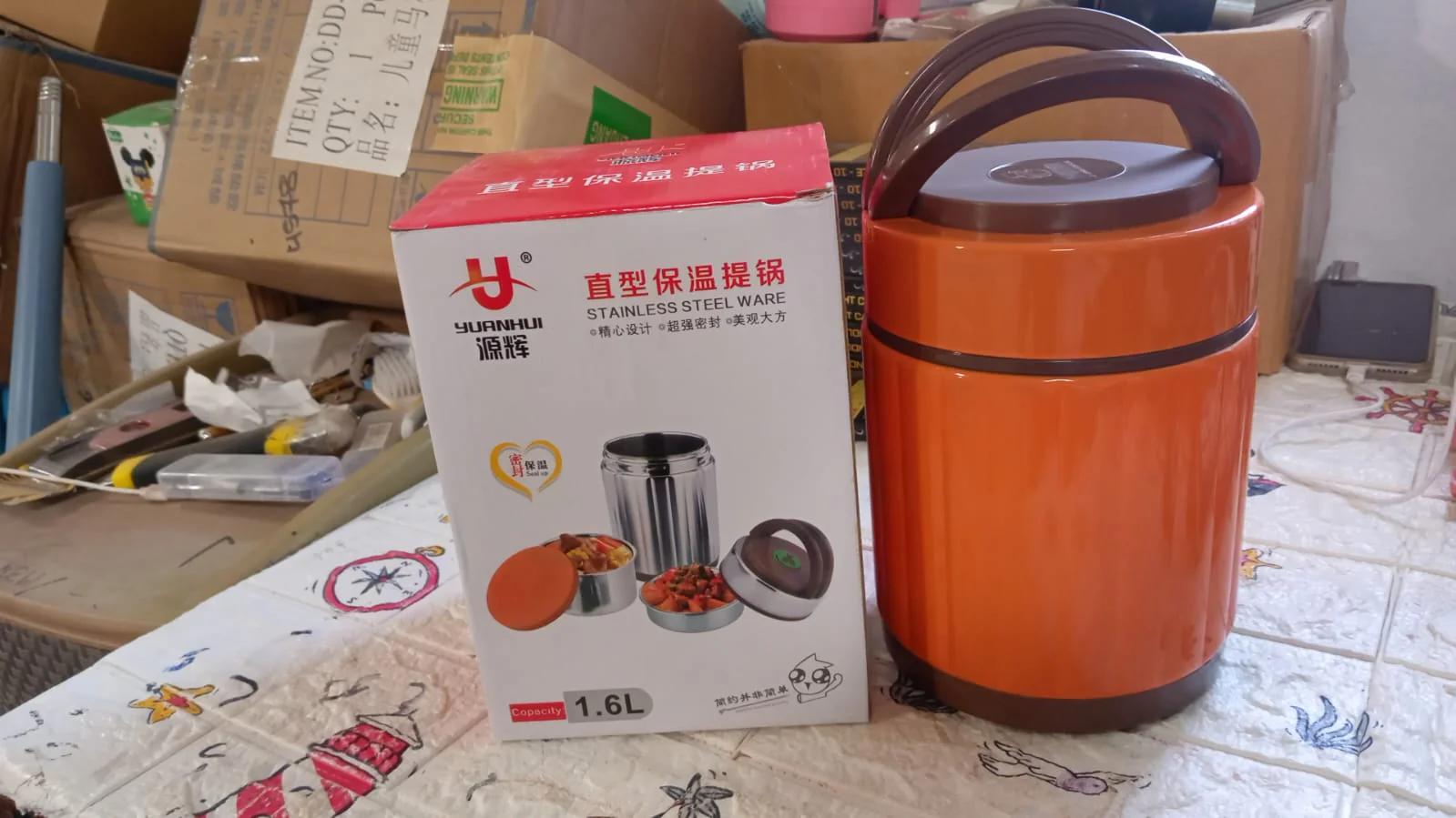 Leak-proof Thermos Flask For Hot Food, Warm Soup Cup - Image 8