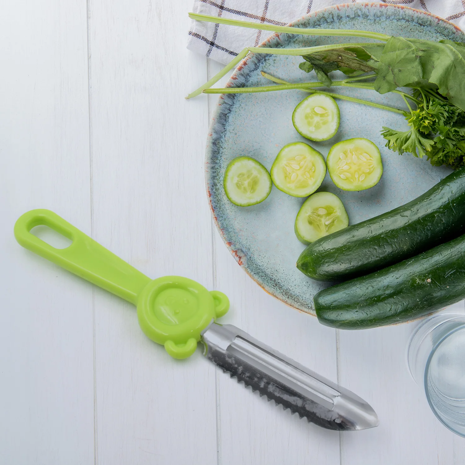 Multi-Purpose Stainless Steel Peeler With Handle For Vegetables,  2 in 1 Potato Peeler and Cutter, Stainless Steel Potato Peeler, grated Carrot, grated, Suitable for Peeling and shredding Fruit and Vegetables Kitchen Accessories (1 Pc) - Image 6