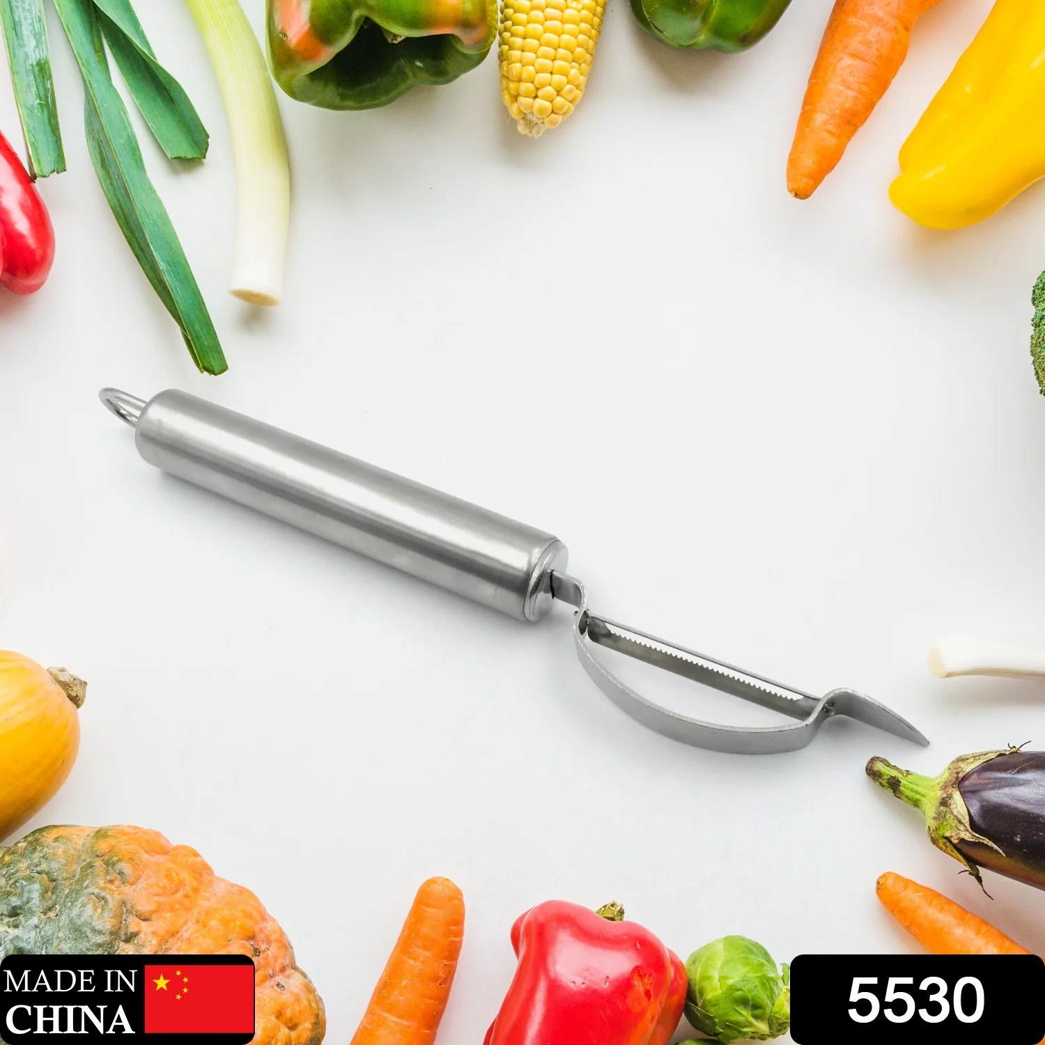 Ergonomic Kitchen Vegetable & Fruit Peeler for Daily Use (1 Pc) - Image 2