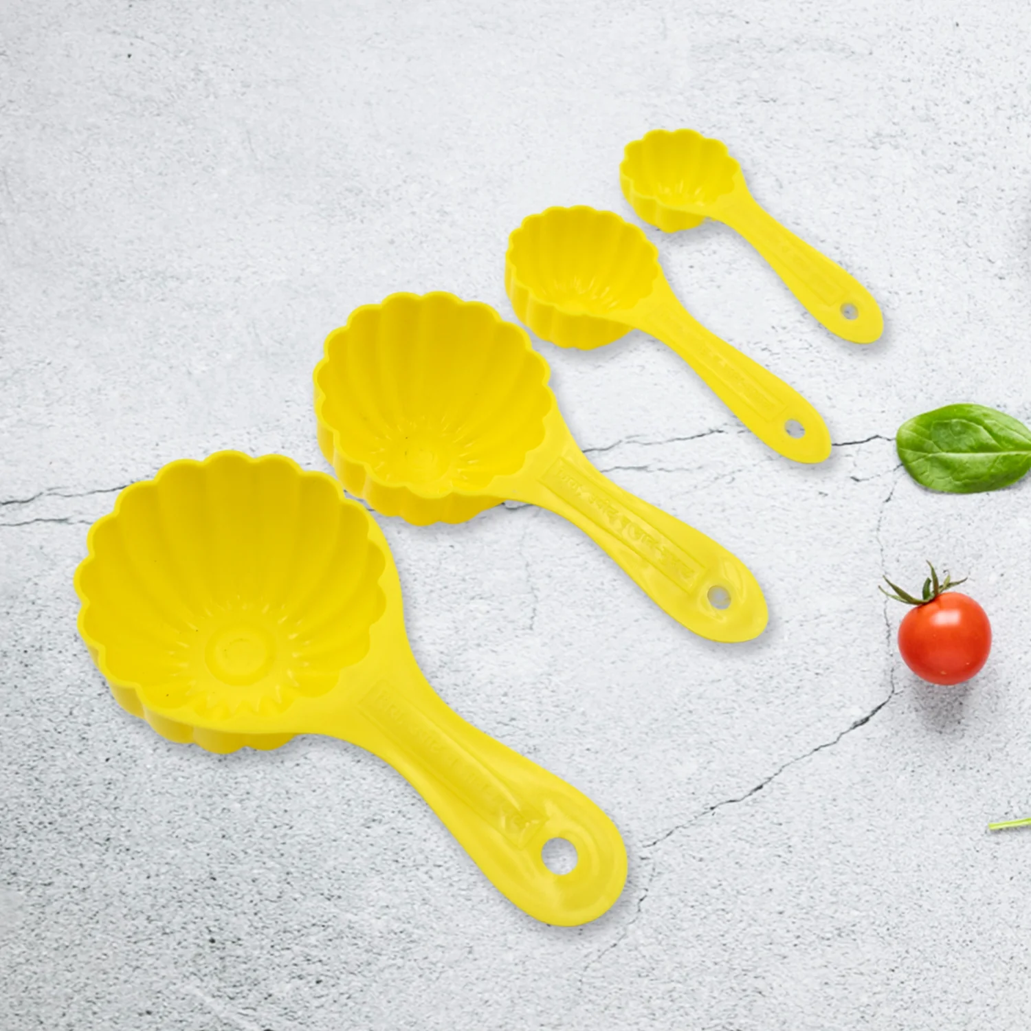 Plastic Kitchen Tool Mould / Ladoo Mould Spoon Ladoo Making Spoon (4 Pcs Set) - Image 3