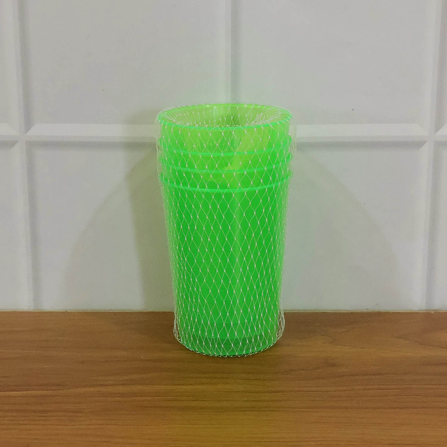 Reusable Plastic Drinking Tumblers - 4-Piece Transparent Water Cup Set - Image 8