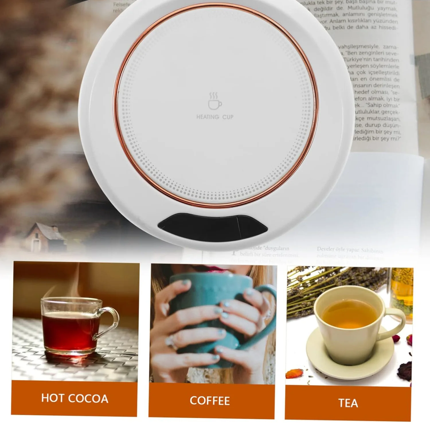 USB Warm Coaster Heated Coffee Mug Heater Electric Warmer 1 Pc - Image 5