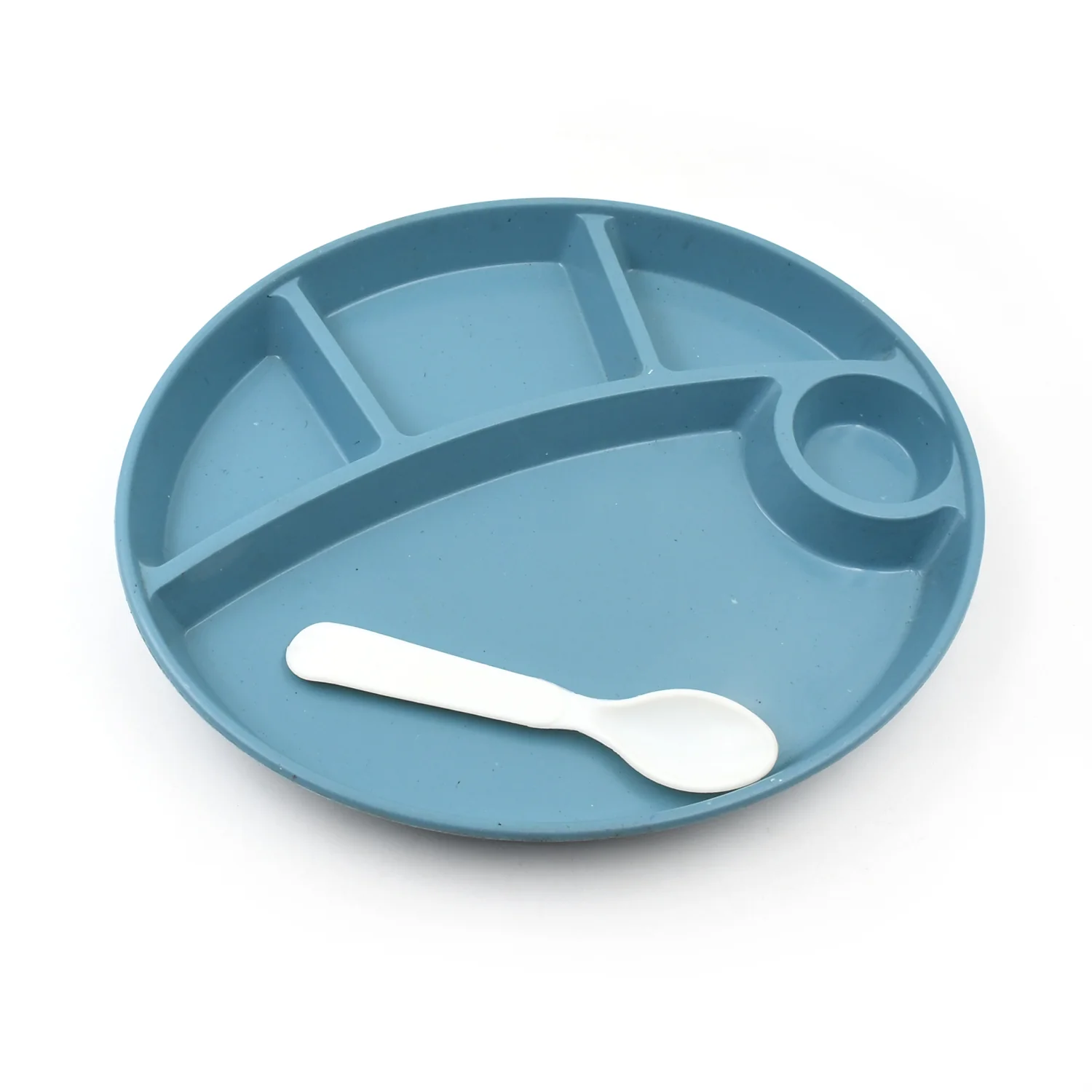 Biodegradable 5-Compartment Food Plate for Kids, BPA-Free (1 Pc) - Image 3