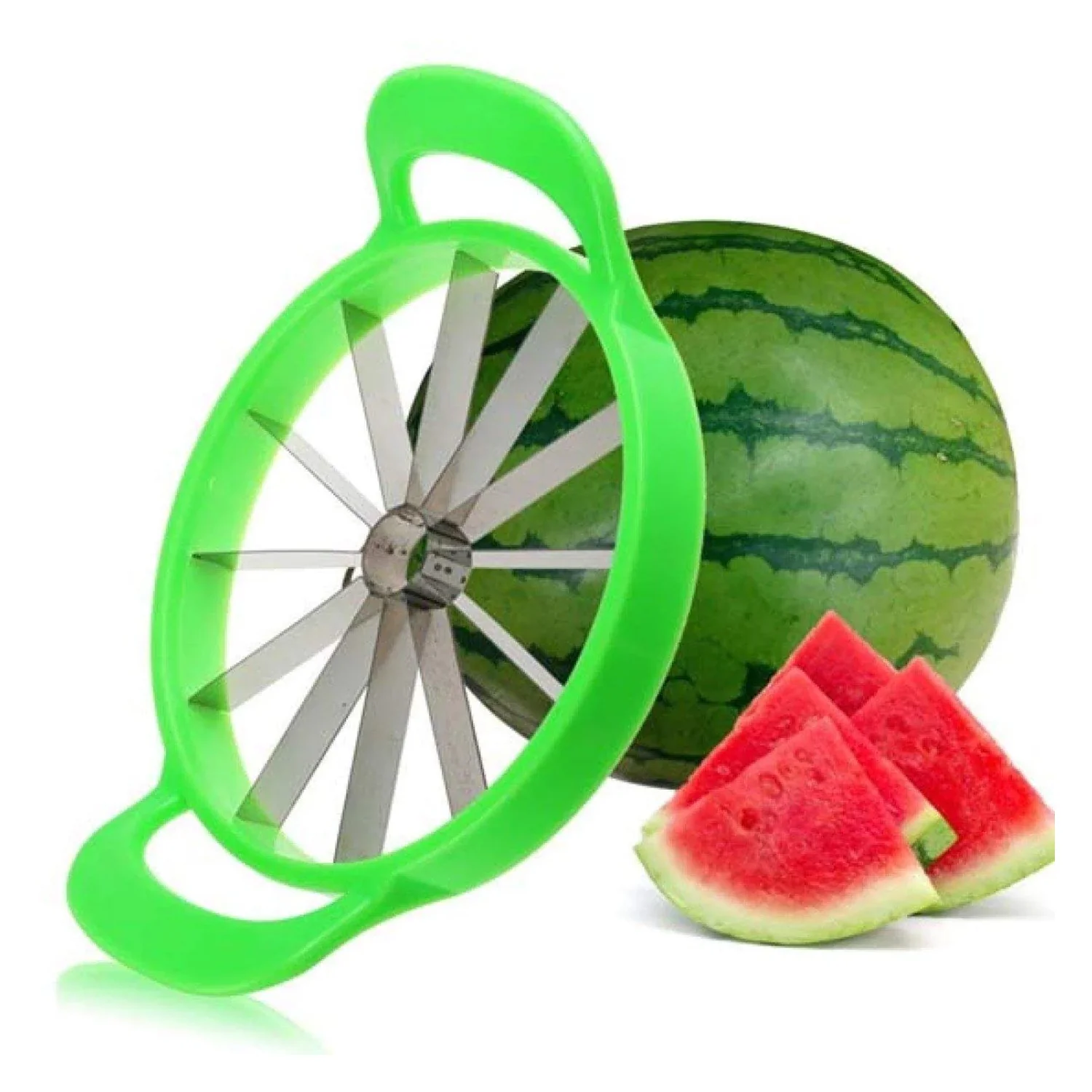 Watermelon Cutter Convenient Kitchen Fruit Cutting Slicer Perfect Corer Cutter Tool - Image 7
