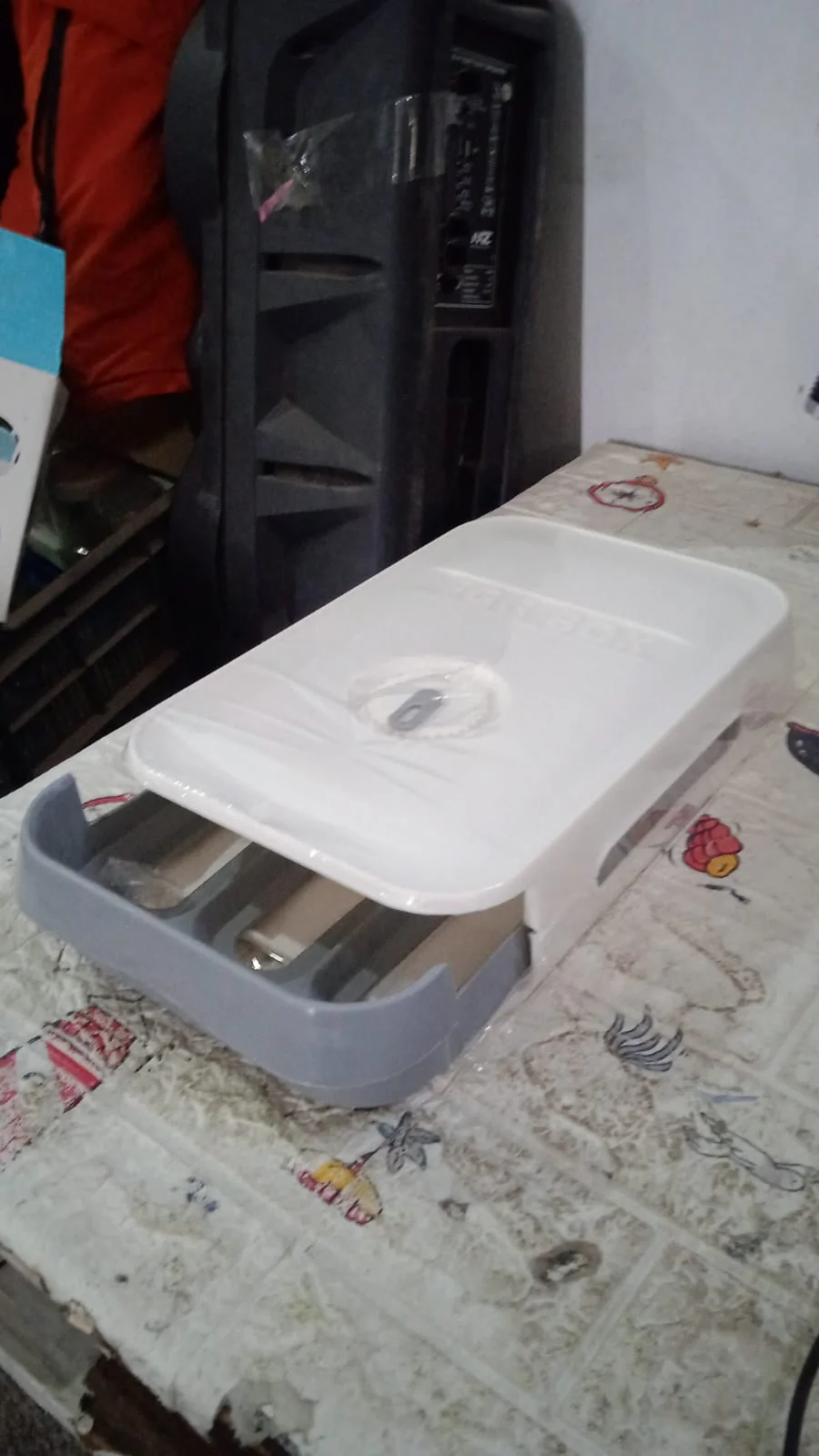 Plastic Egg Storage Box Drawer Style Fridge Organizer Tray (1 Pc) - Image 9