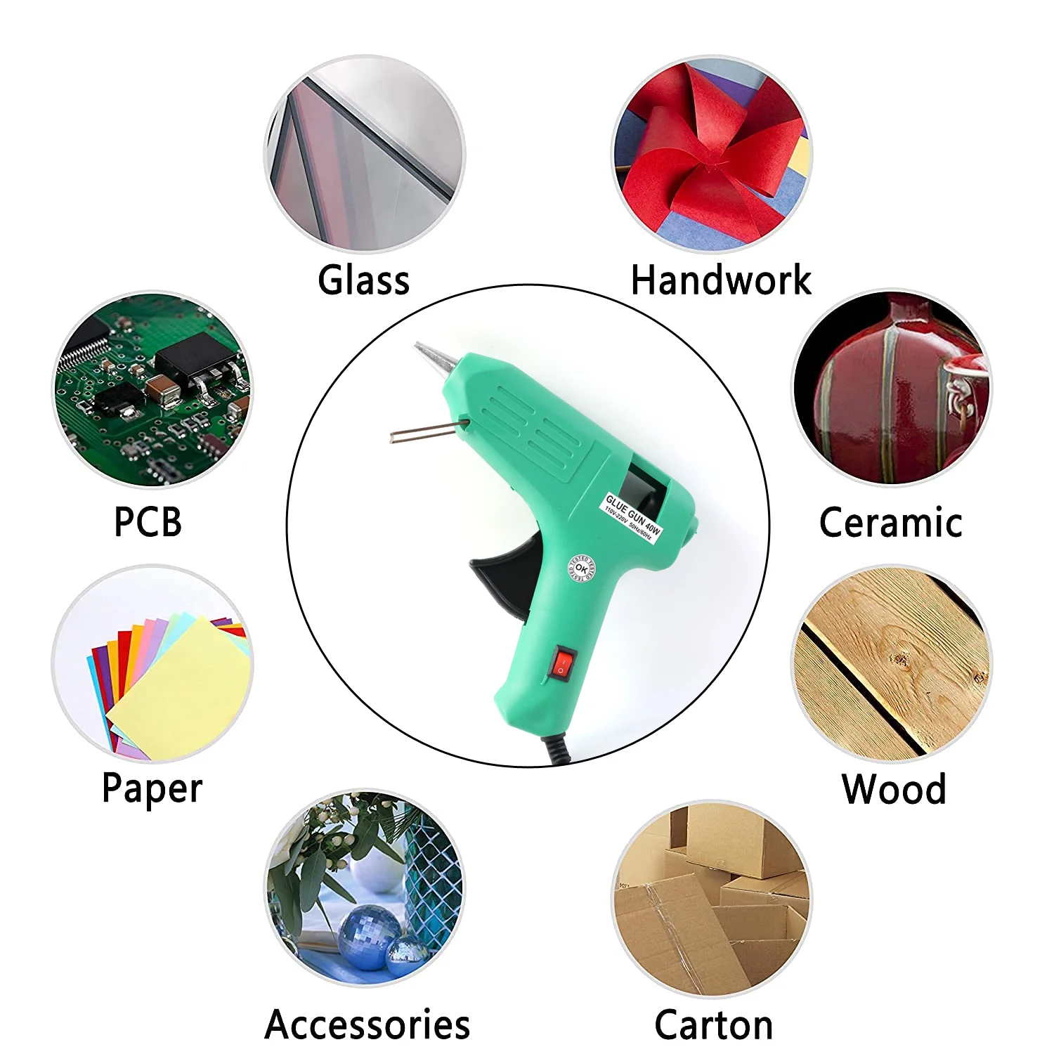 Glue Gun (40 watt)  gluegun, Hot Melt - Image 6