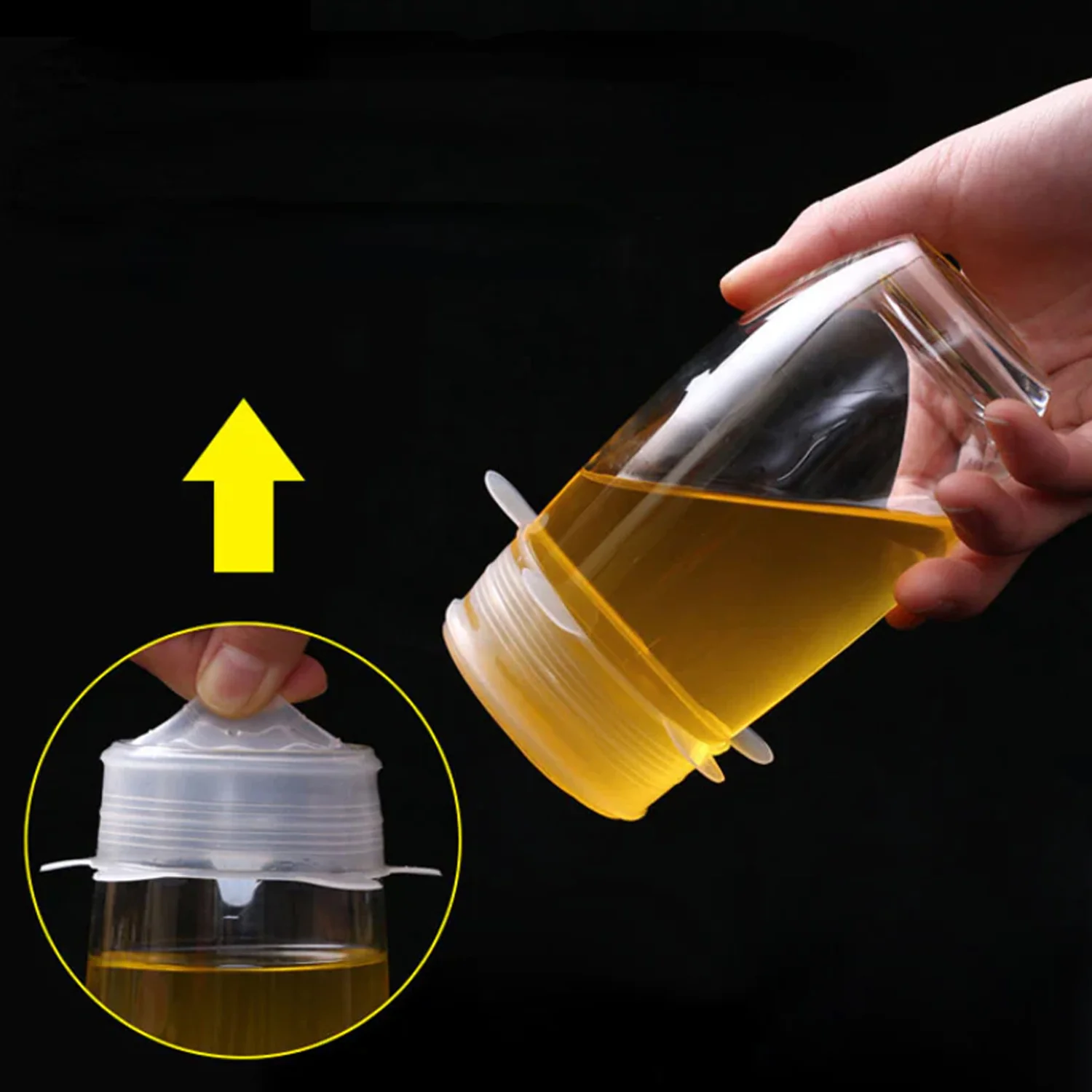 Silicone Stretch Lids, Microwave & Freezer Safe Food Covers (6 Pcs Set /95 Gm ) - Image 9