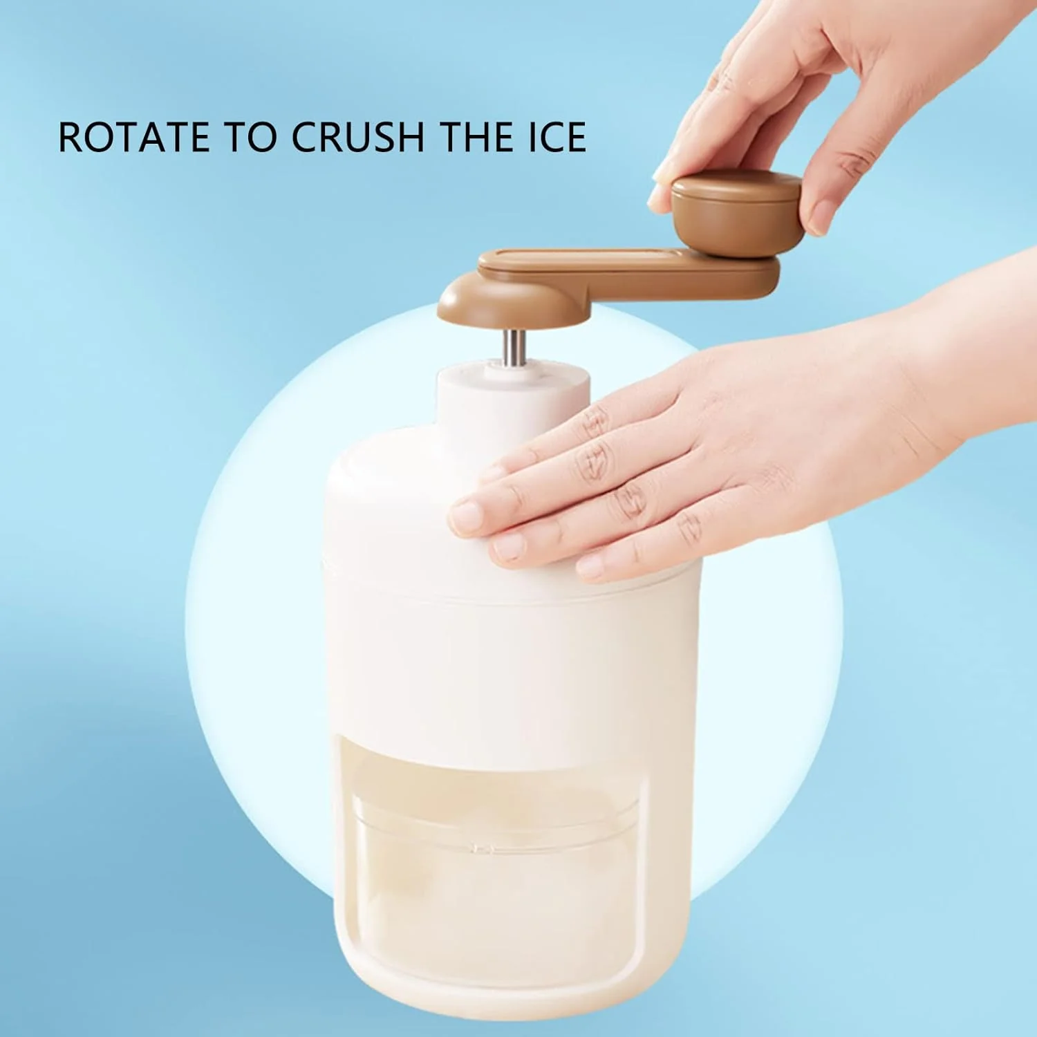 Portable Gola Maker and Ice Crusher | Manual Shaved Ice & Smoothie Machine - Image 6