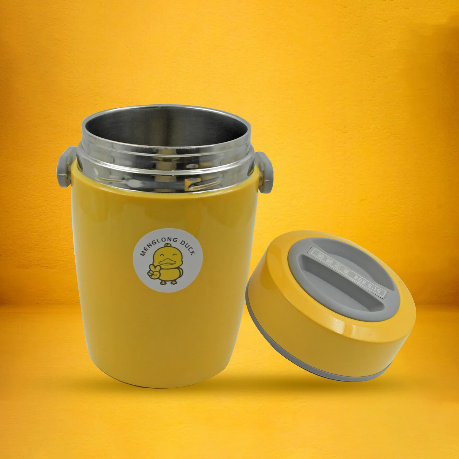 HEAVY LEAK-PROOF STAINLESS STEEL LUNCH BOX/ TIFFIN BOX, 2 COMPARTMENT - Image 3