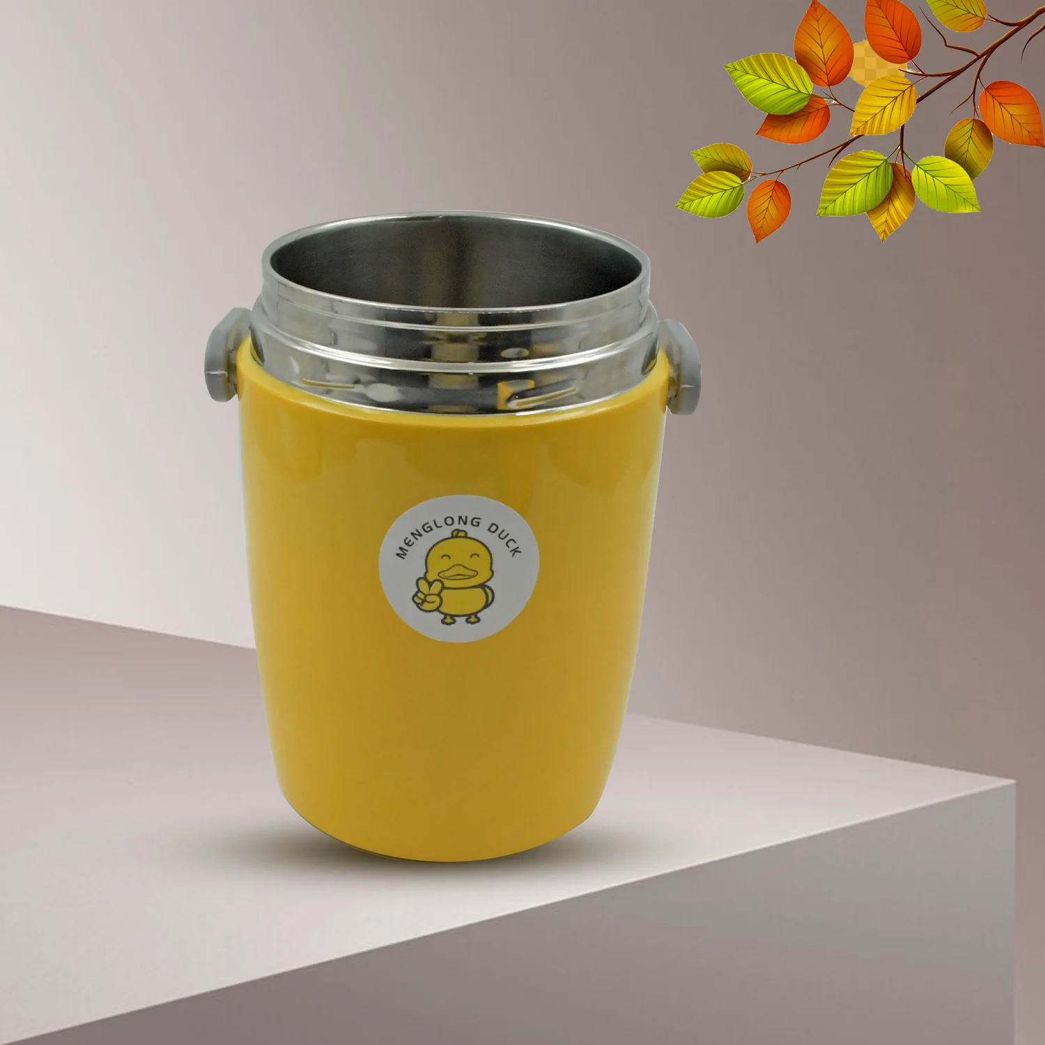 HEAVY LEAK-PROOF STAINLESS STEEL LUNCH BOX/ TIFFIN BOX, 2 COMPARTMENT - Image 5