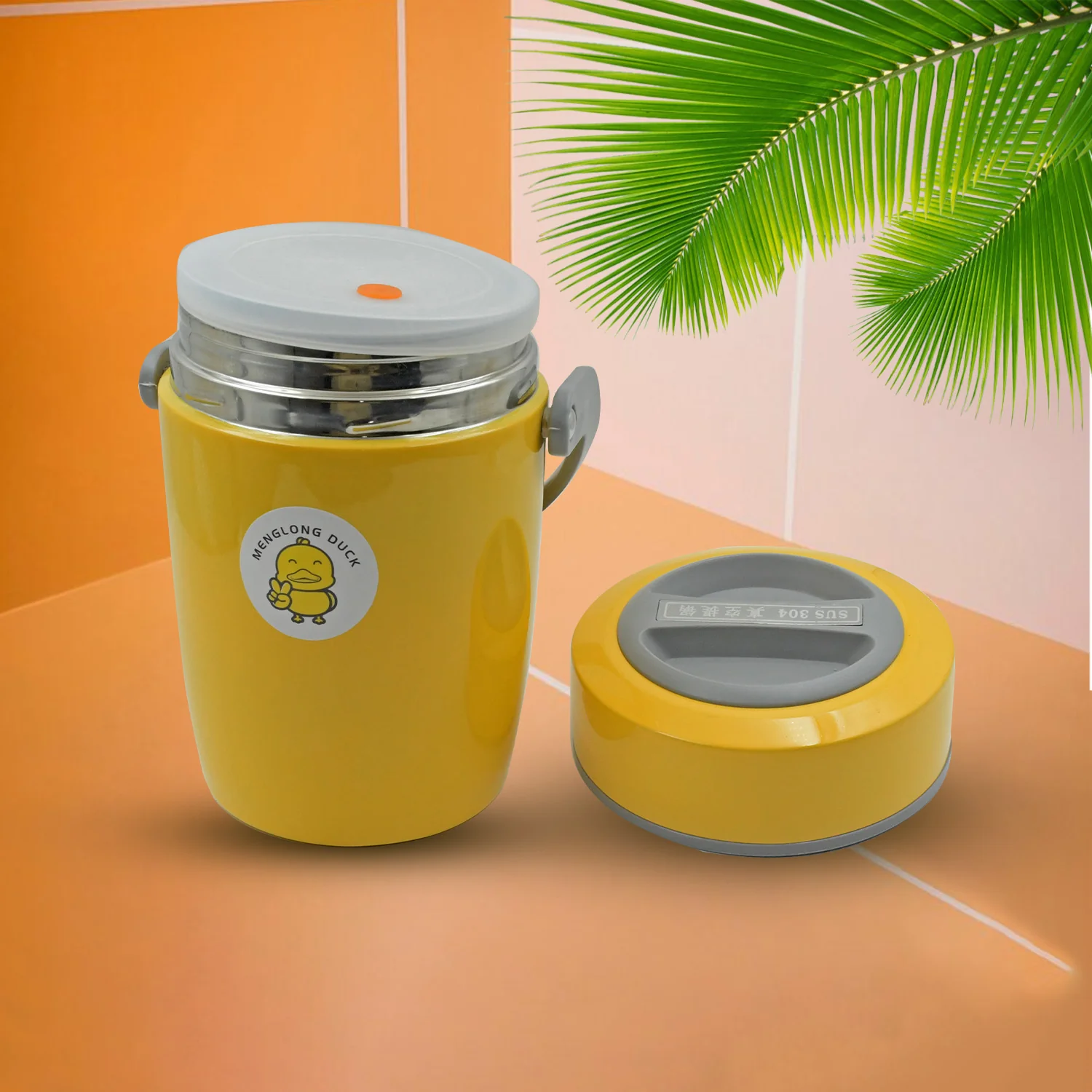 HEAVY LEAK-PROOF STAINLESS STEEL LUNCH BOX/ TIFFIN BOX, 2 COMPARTMENT - Image 7