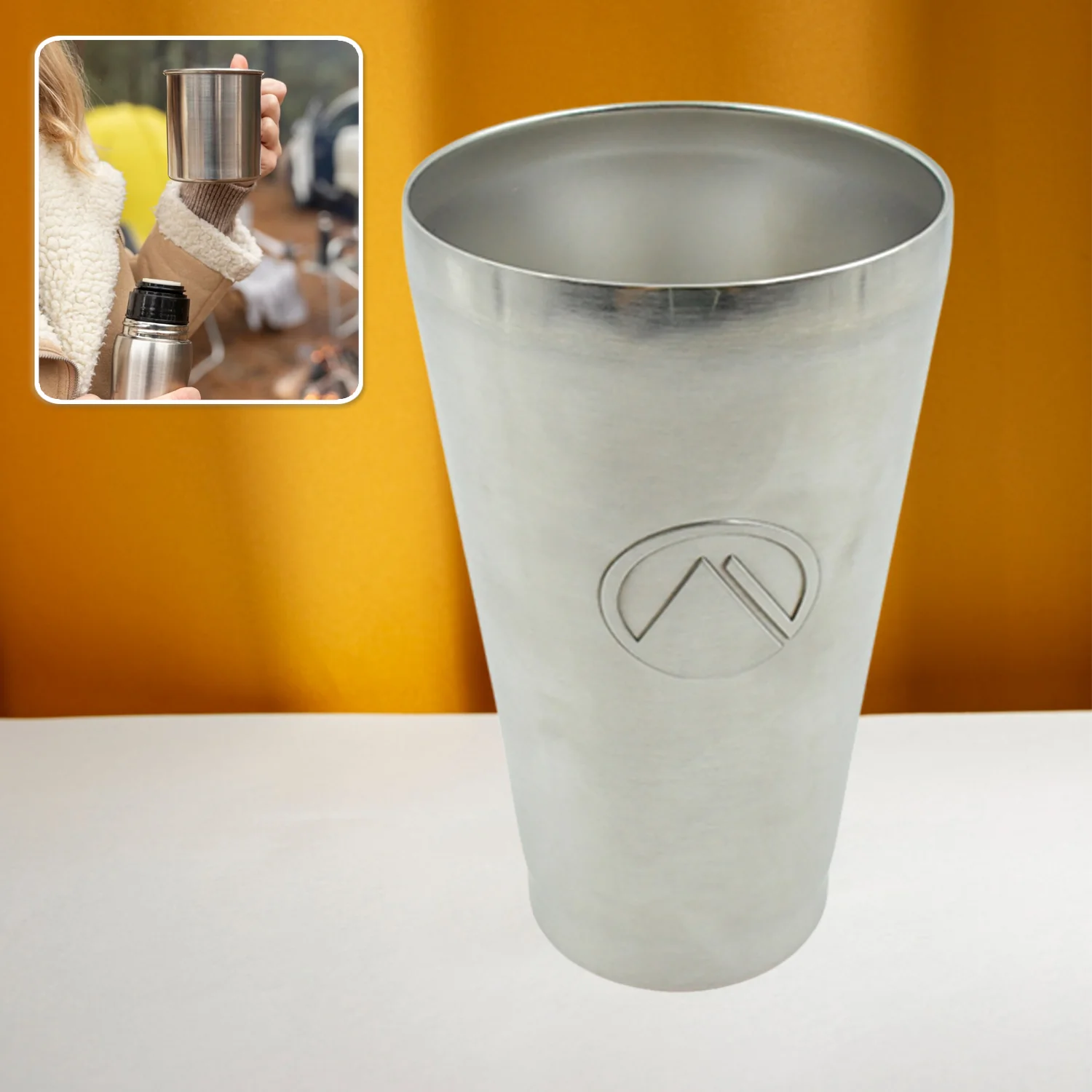 Stainless Steel Vacuum Insulated Travel Mug  (1 Pc) - Image 2