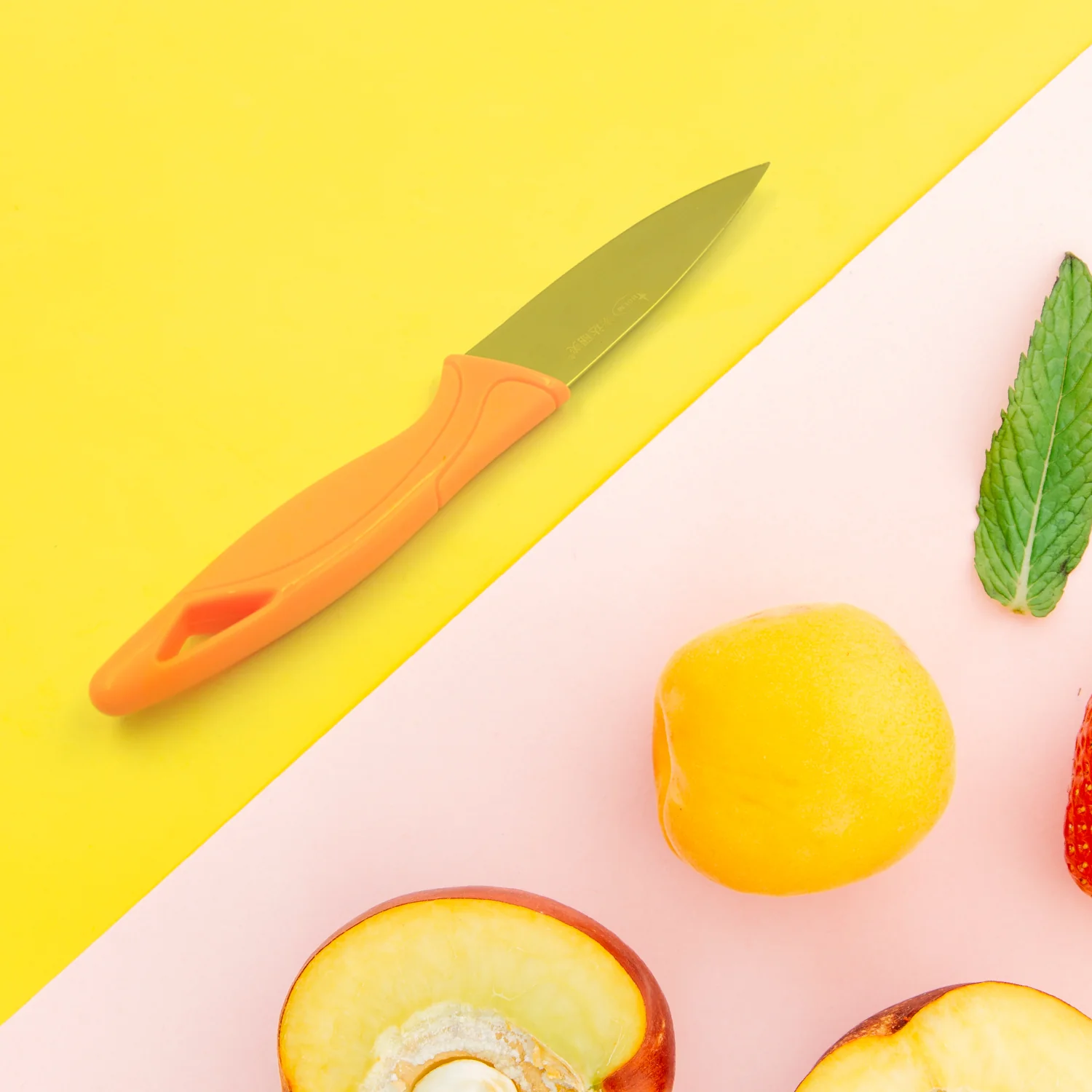 Stainless Steel Small Fruit Knife with Non-Slip Handle & Protective Cover (1 Pc) - Image 5