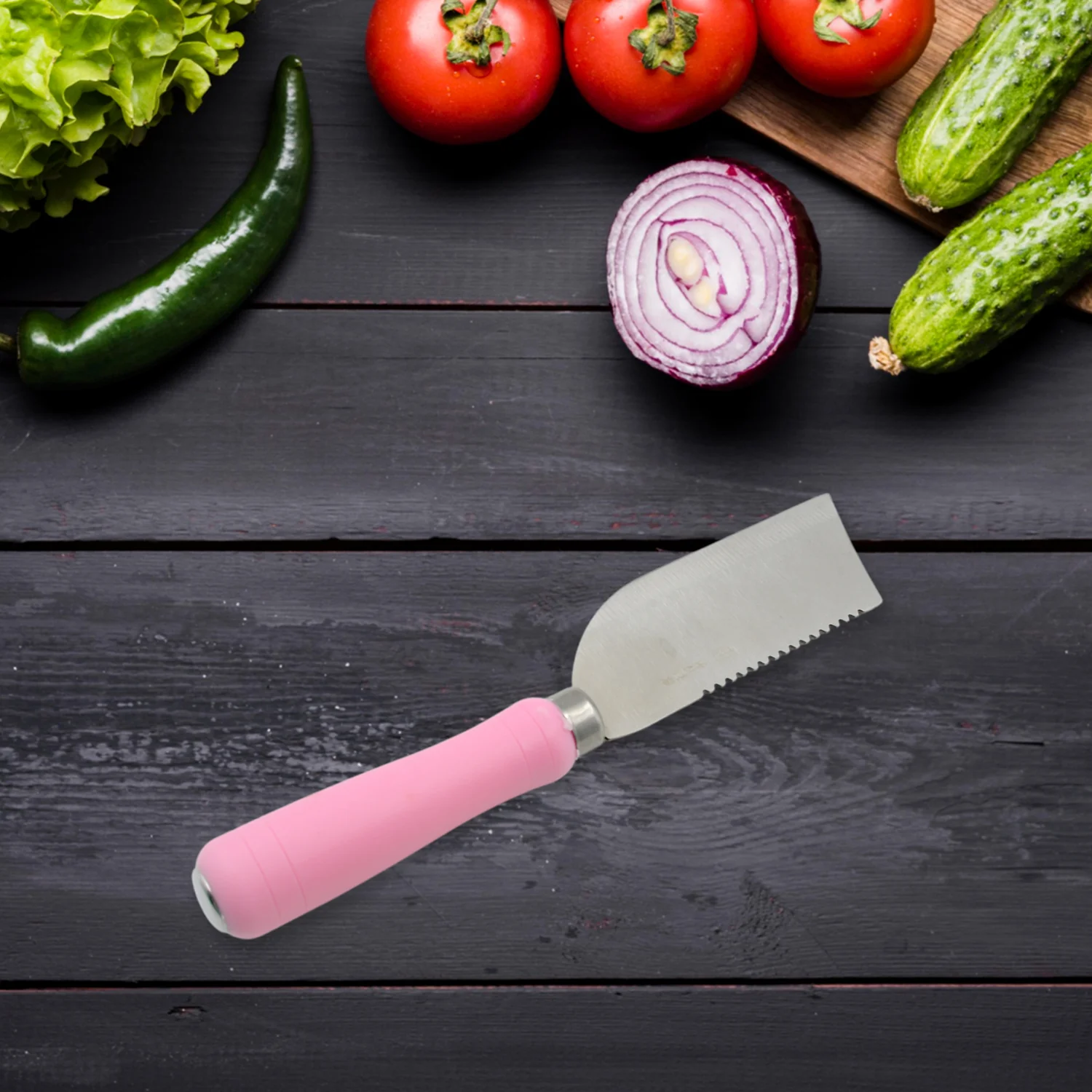 Stainless Steel Knife For Kitchen Use, Knife Set,  Fruit, Vegetable,(Mix Design 1 Pc) - Image 7