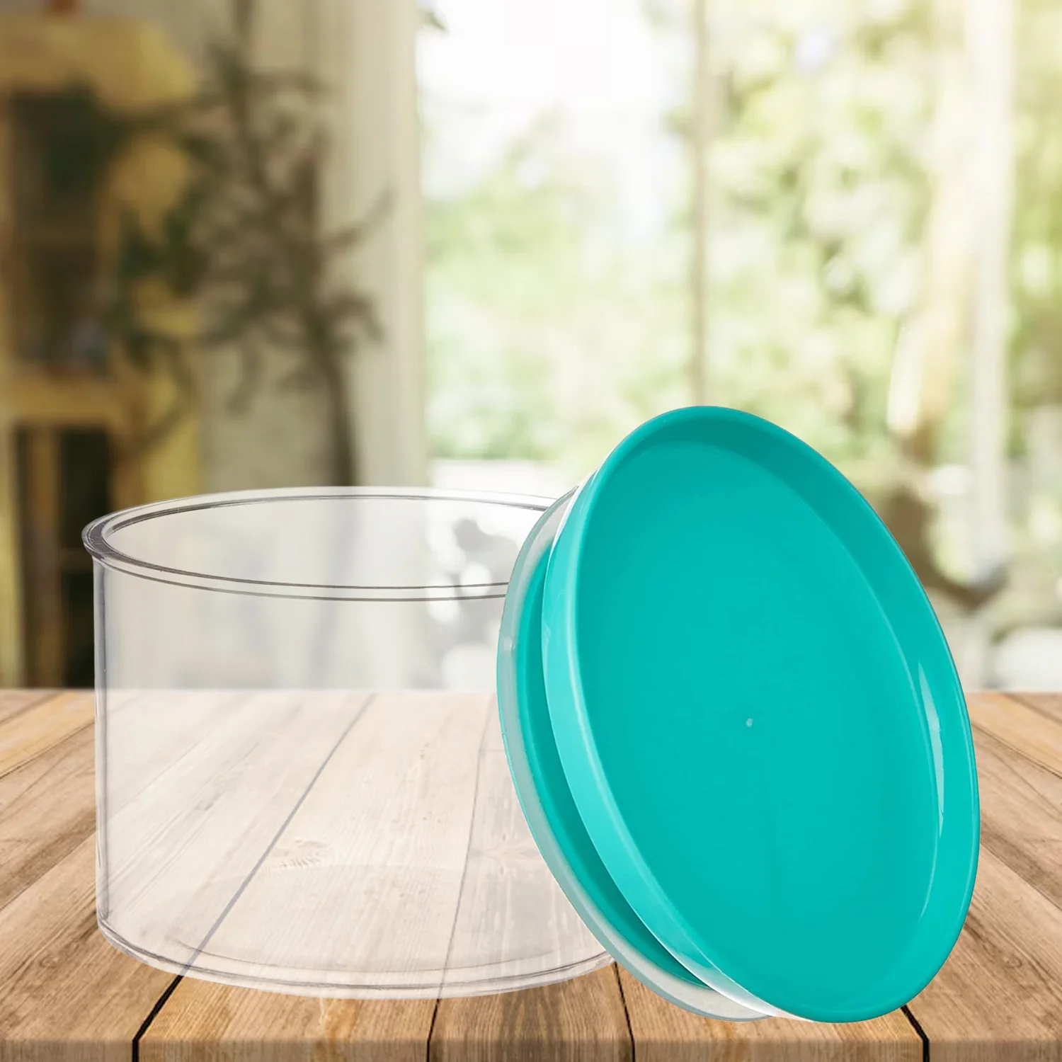 Airtight Container Jar 4 Pc Set with Tray for Kitchen - Image 7