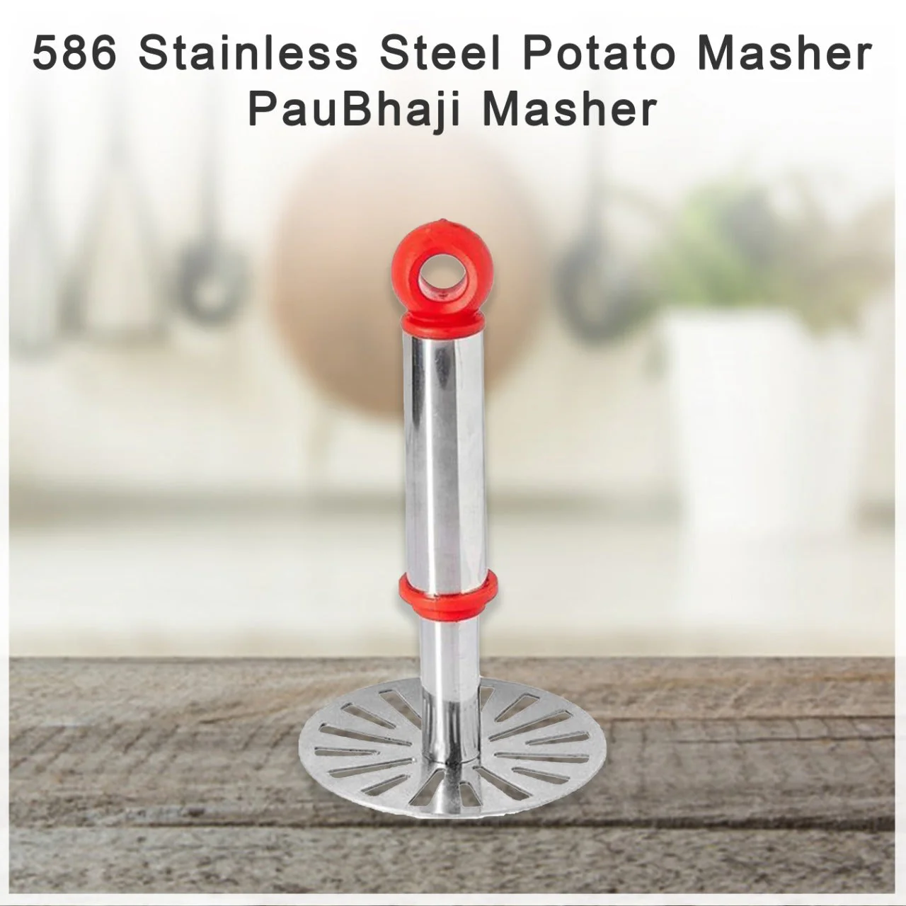 Stainless Steel Potato Masher, PauBhaji Masher - Image 5