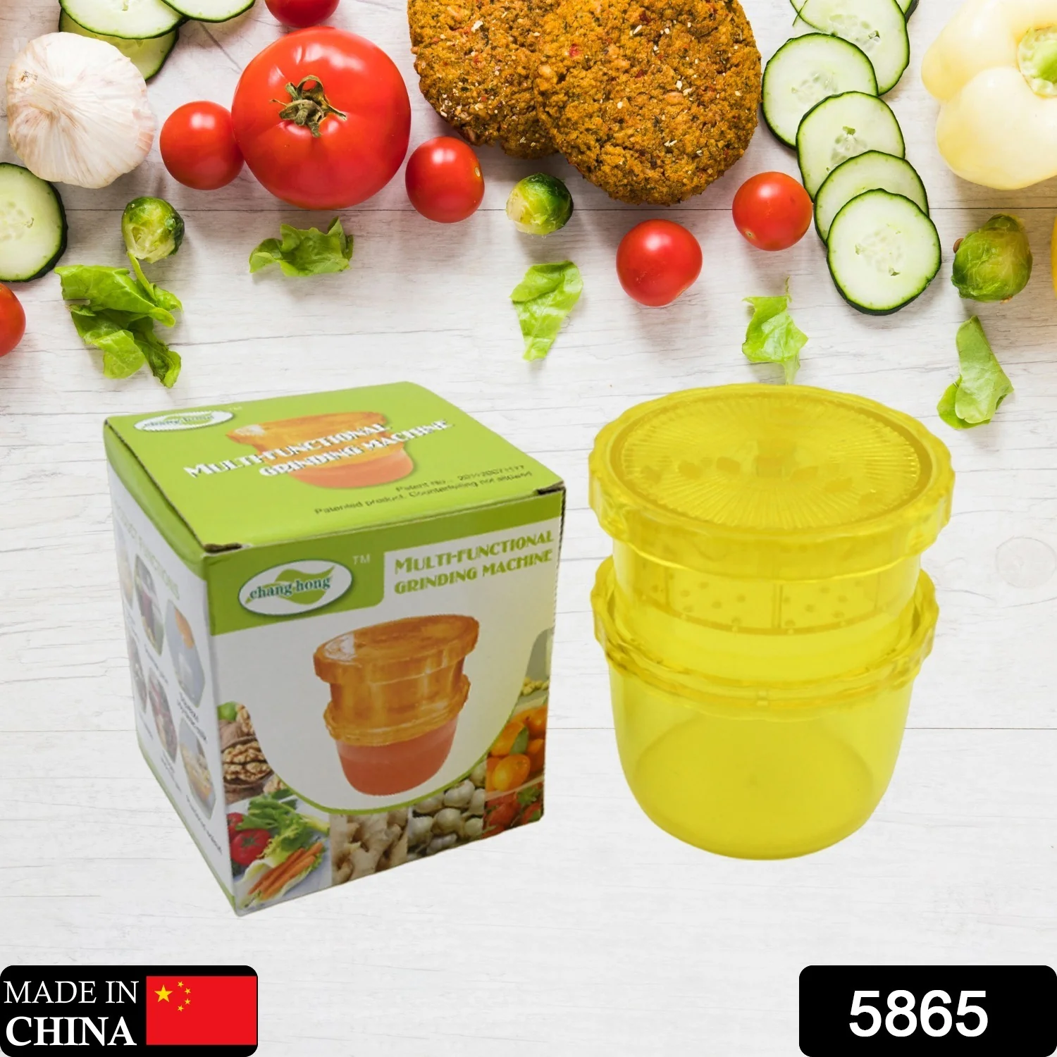 2 in 1 Manual Citrus Juicer and Grinder Portable Ginger Garlic Fruit Vegetable - Image 2