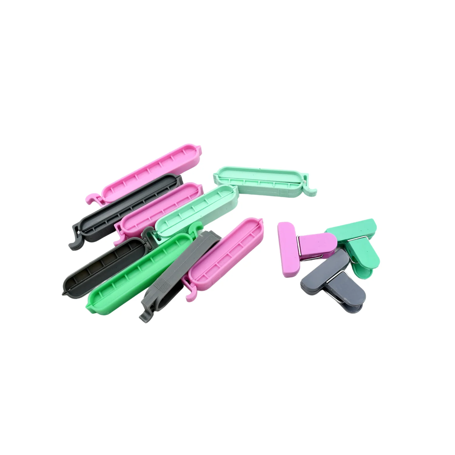 12 Pieces Food Clips, Plastic Food Bag Clips Reusable Bag Clips - Image 4