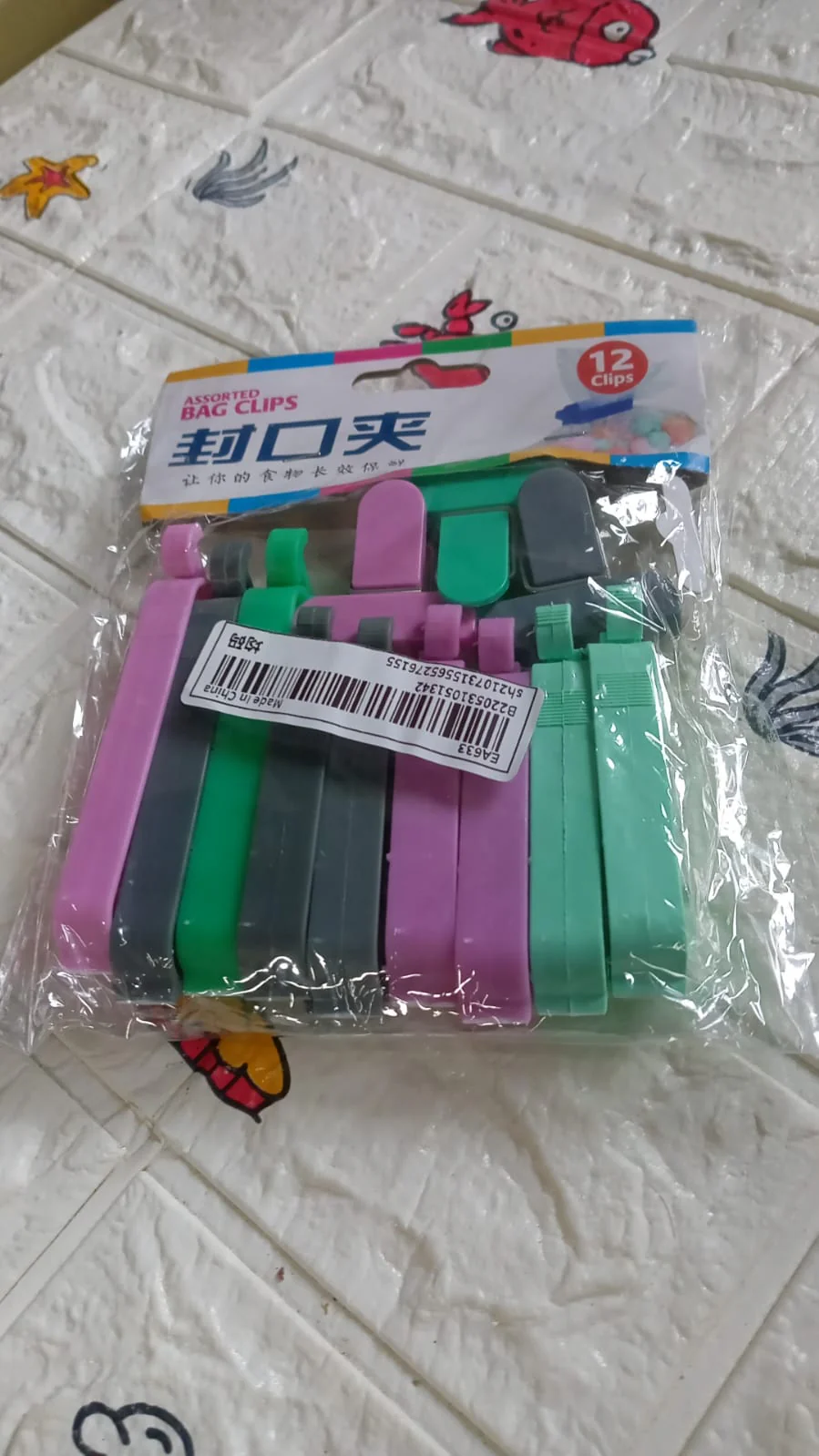12 Pieces Food Clips, Plastic Food Bag Clips Reusable Bag Clips - Image 7