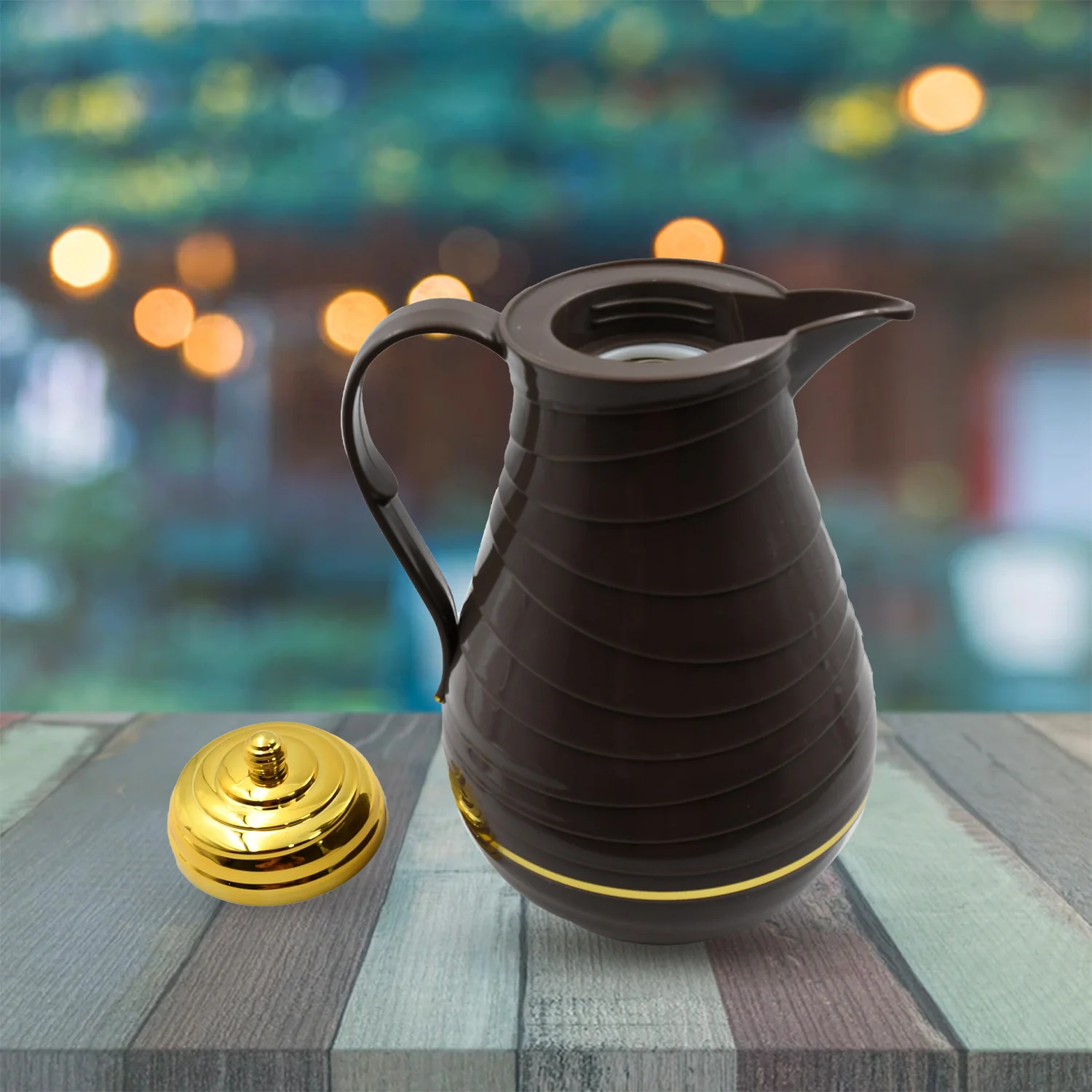 Insulated Tea Kettle Hot and Cold Premium Tea Kettle 1Ltr Kettle | Easy to Carry | Leak Proof | Tea Jug | Coffee Jug | Water Jug | Hot Beverages - Image 5