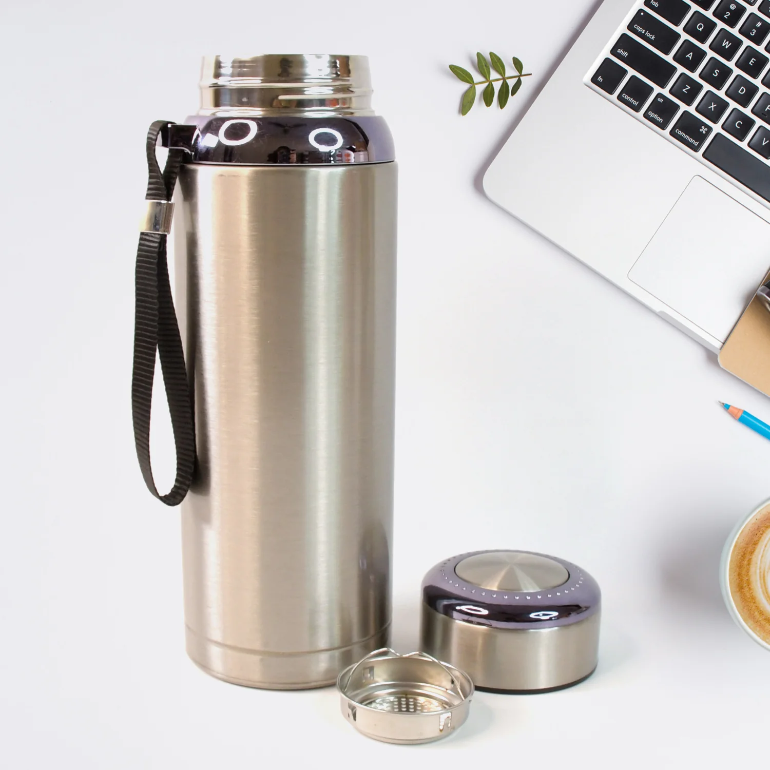 800ml Stainless Steel Water Bottle – Leak-Proof Thermos for Travel & Office - Image 4