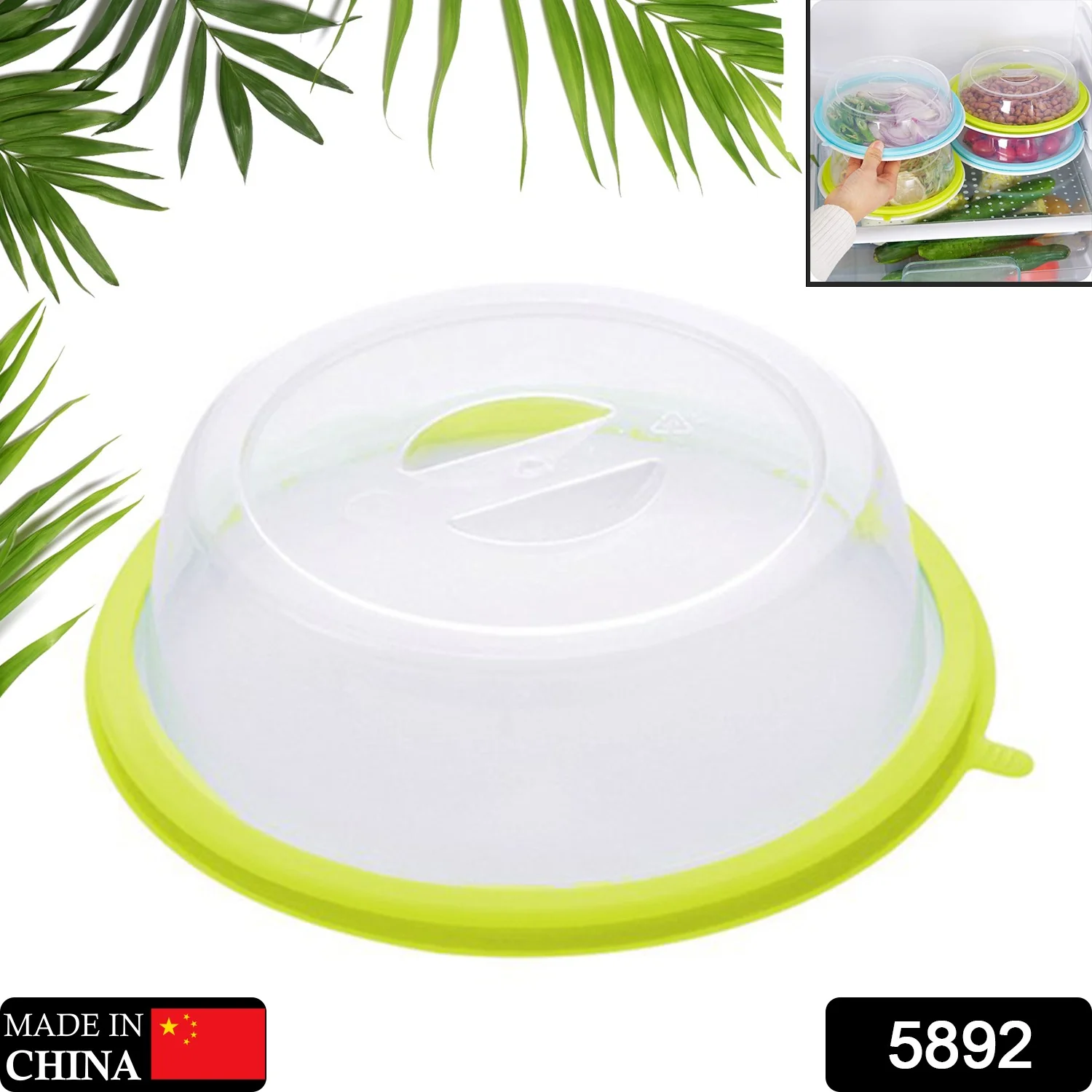 Microwave Food Cover, Air-Tight Splatter Lid for Plates – Dishwasher Safe - Image 2