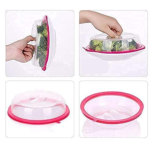 Microwave Food Cover, Air-Tight Splatter Lid for Plates – Dishwasher Safe - Image 6