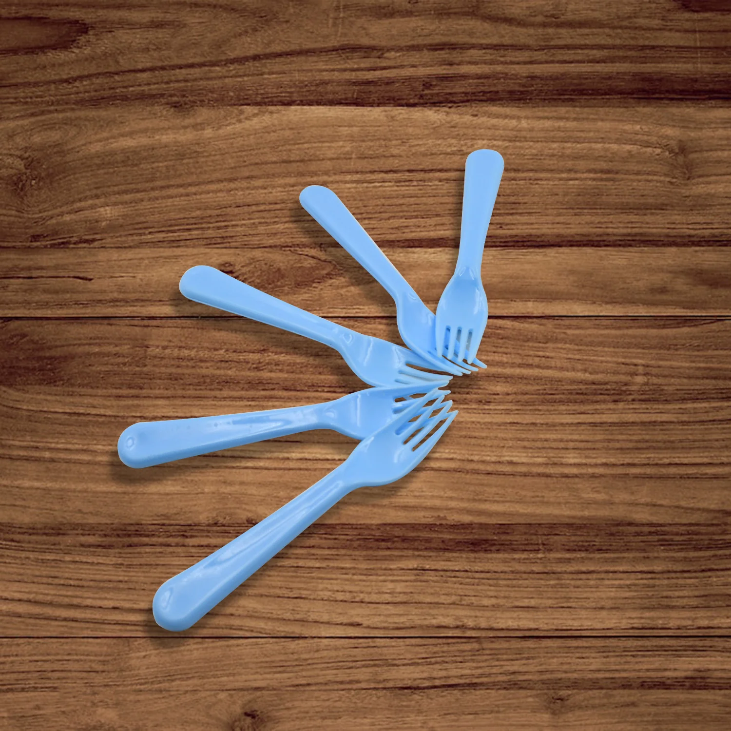 Reusable Heavy Weight Plastic Forks Serving Fork Set for Kitchen Travel Home 5 Pc - Image 11