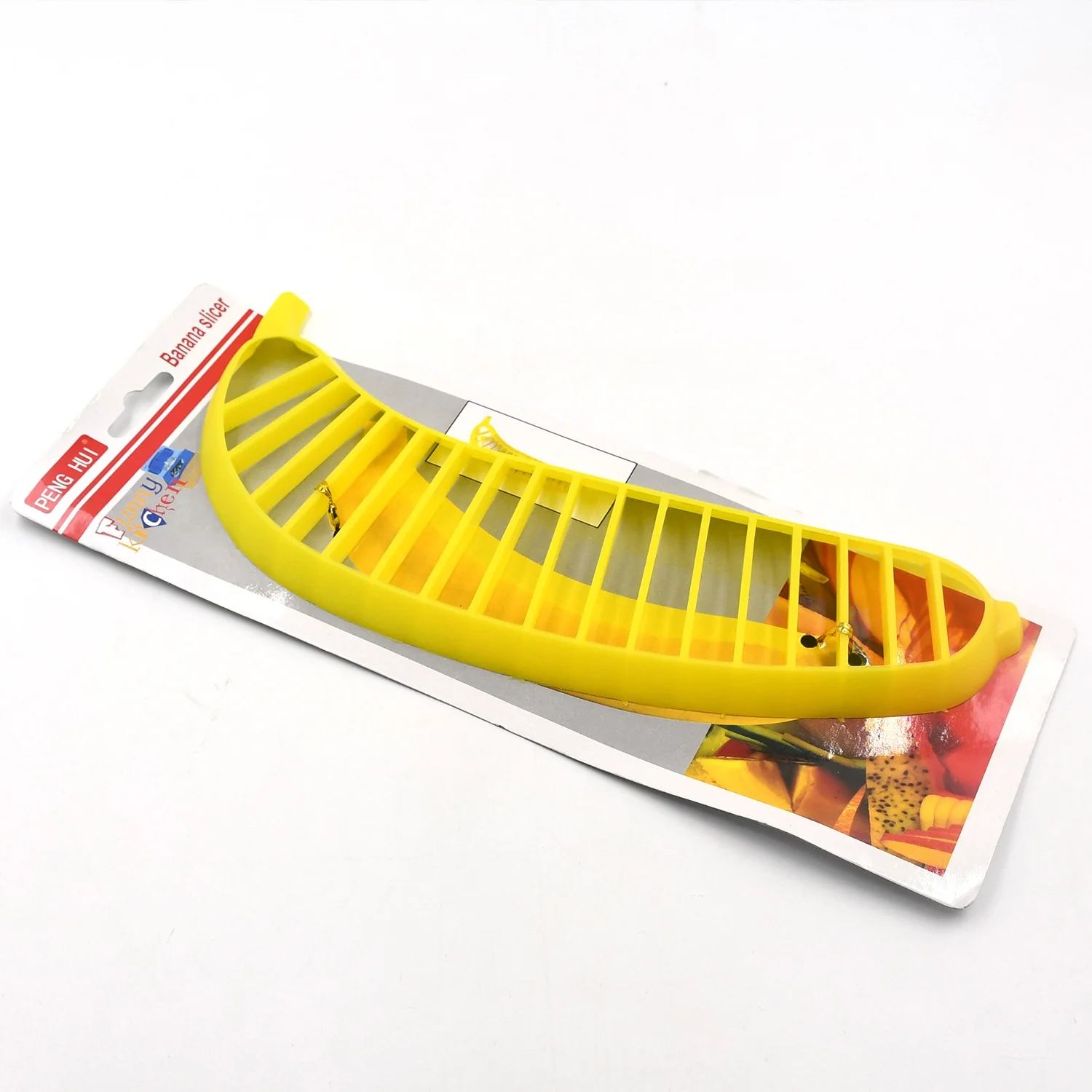 Banana Slicer- for Fruit Salads Handle Plastic Banana Fruit Slicer Cutter Chopper - Image 4